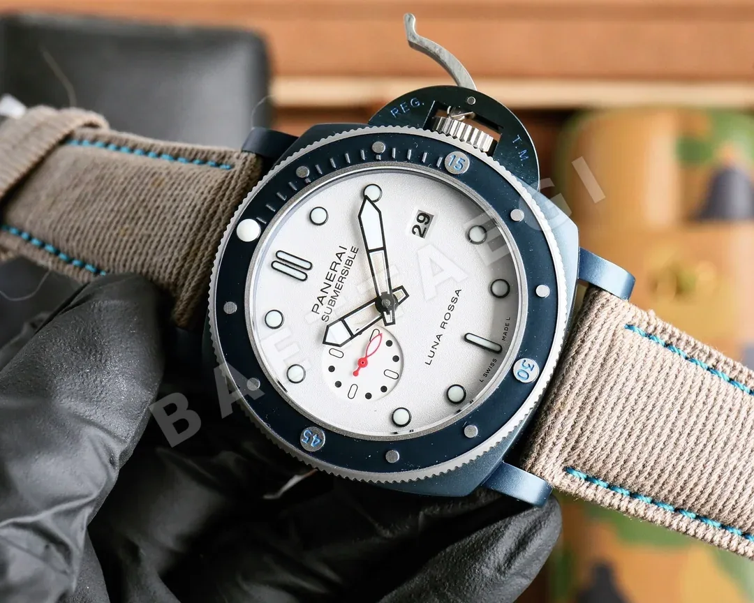 파네라이 45MM316 L 스테인리스 스틸 남성 시계 상세 이미지 4