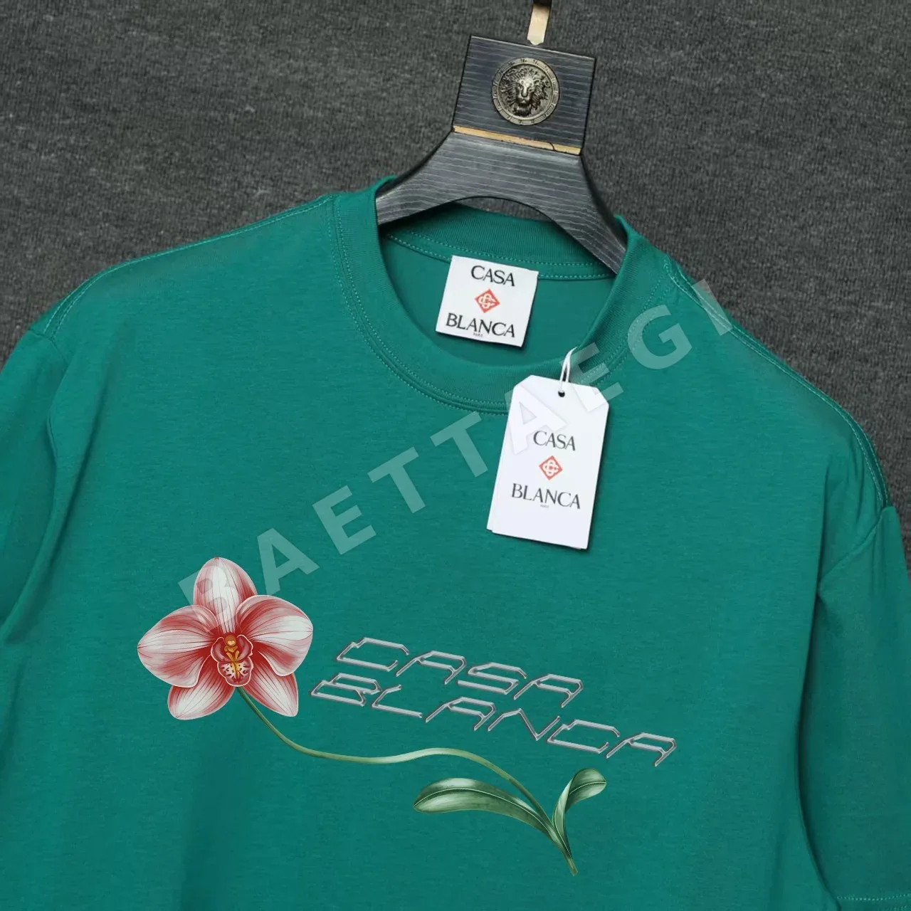 카사블랑카 고밀도 코튼 여성 반팔 티셔츠 상세 이미지 3