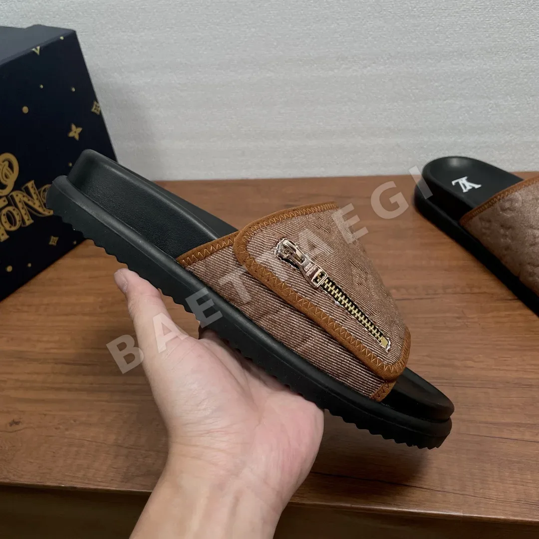 루이비통 모노그램 데님 원스트랩 샌들 상세 이미지 4