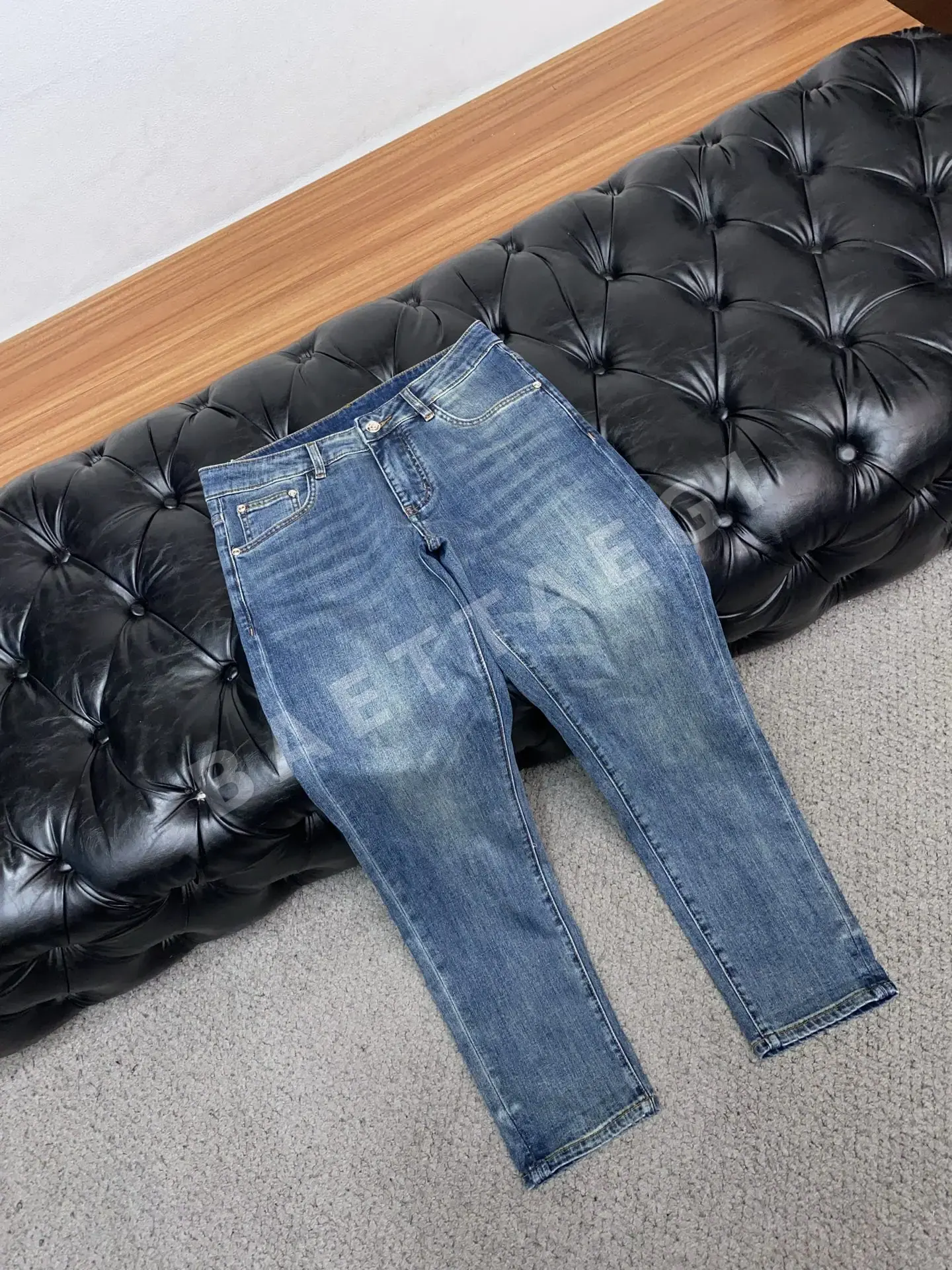 구찌 커스텀 데님 남성 바지 상세 이미지 6