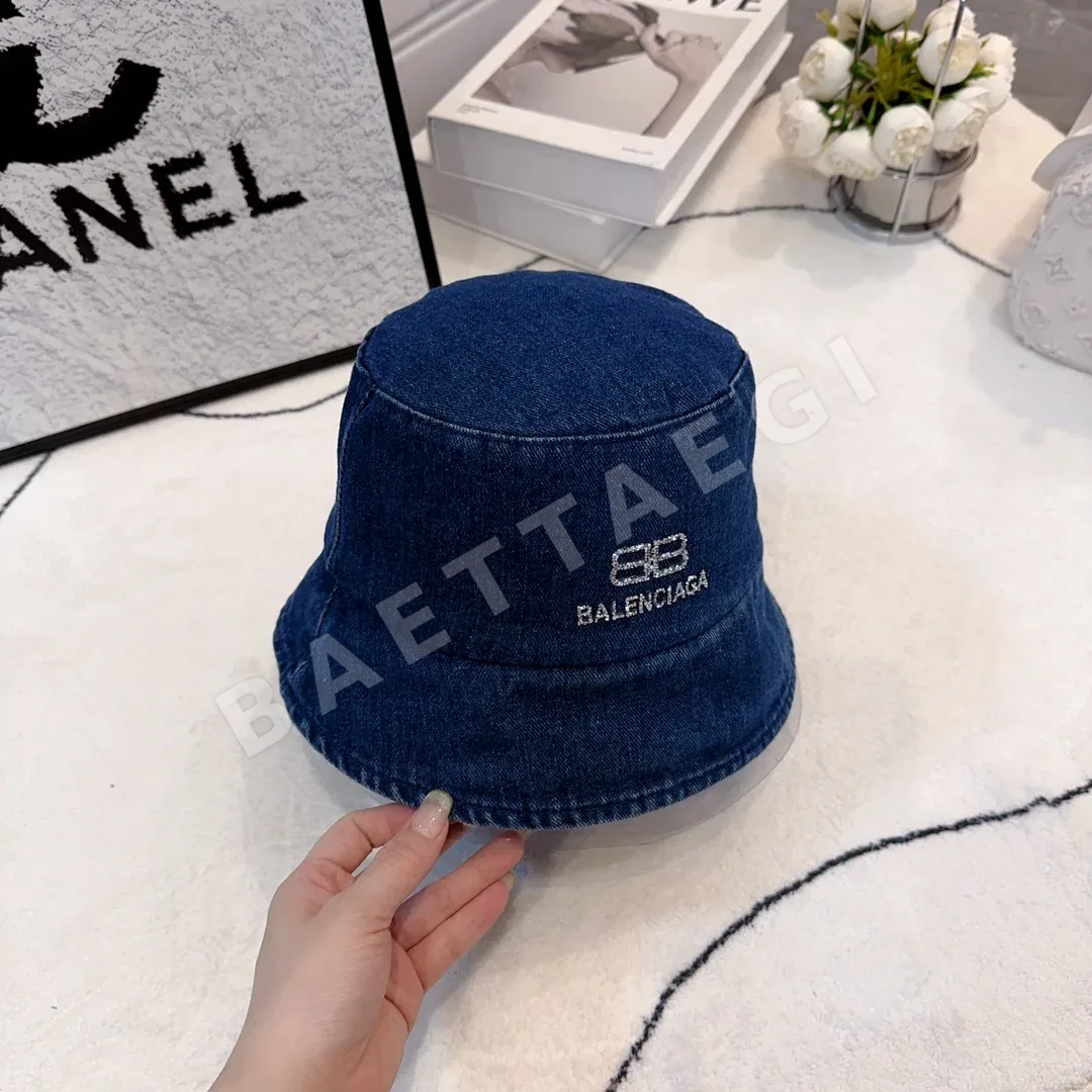 발렌시아가 데님 피셔맨 모자 상세 이미지 4