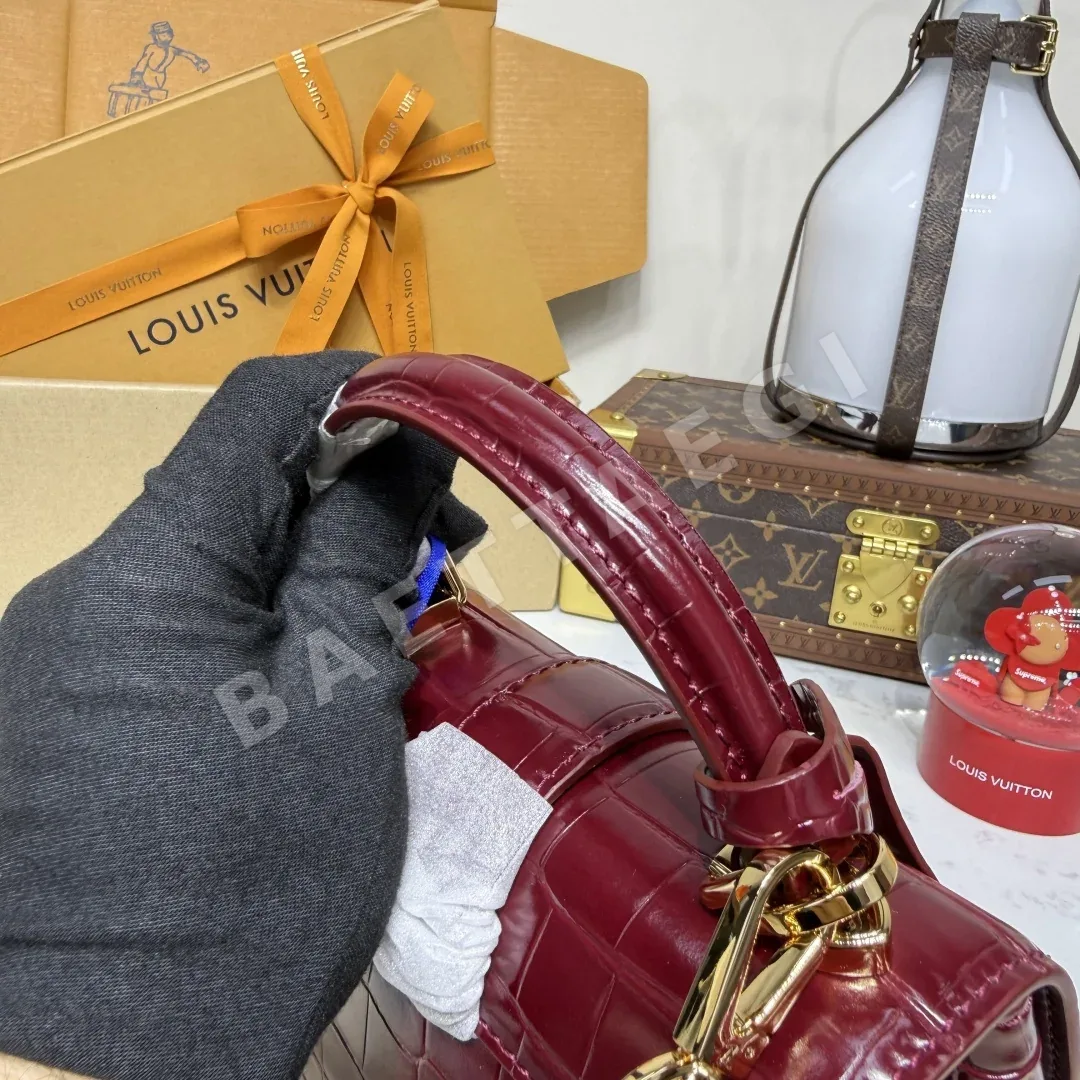루이비통 버드케이지 미니 악어가죽 핸드백 N84714 상세 이미지 7