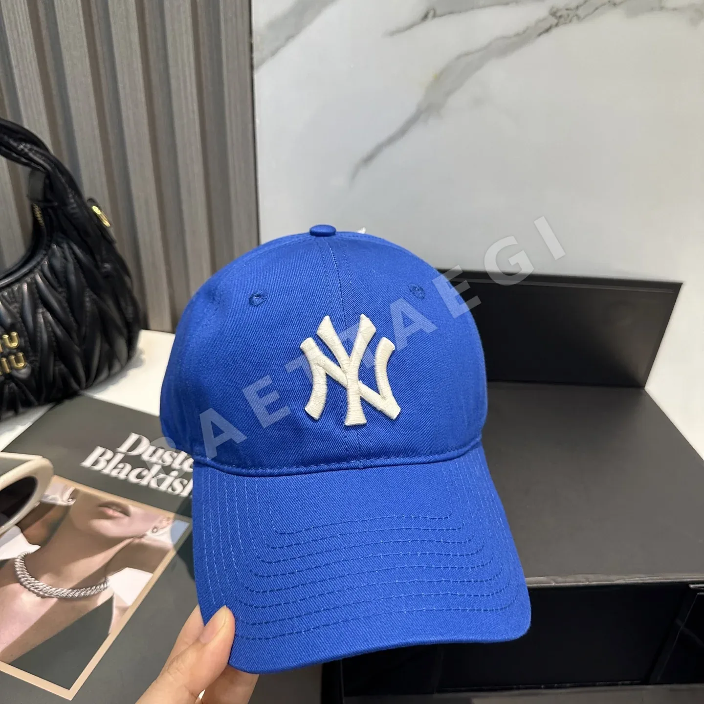 MLB 3D LA 자수 프리사이즈 야구모자 상세 이미지 5