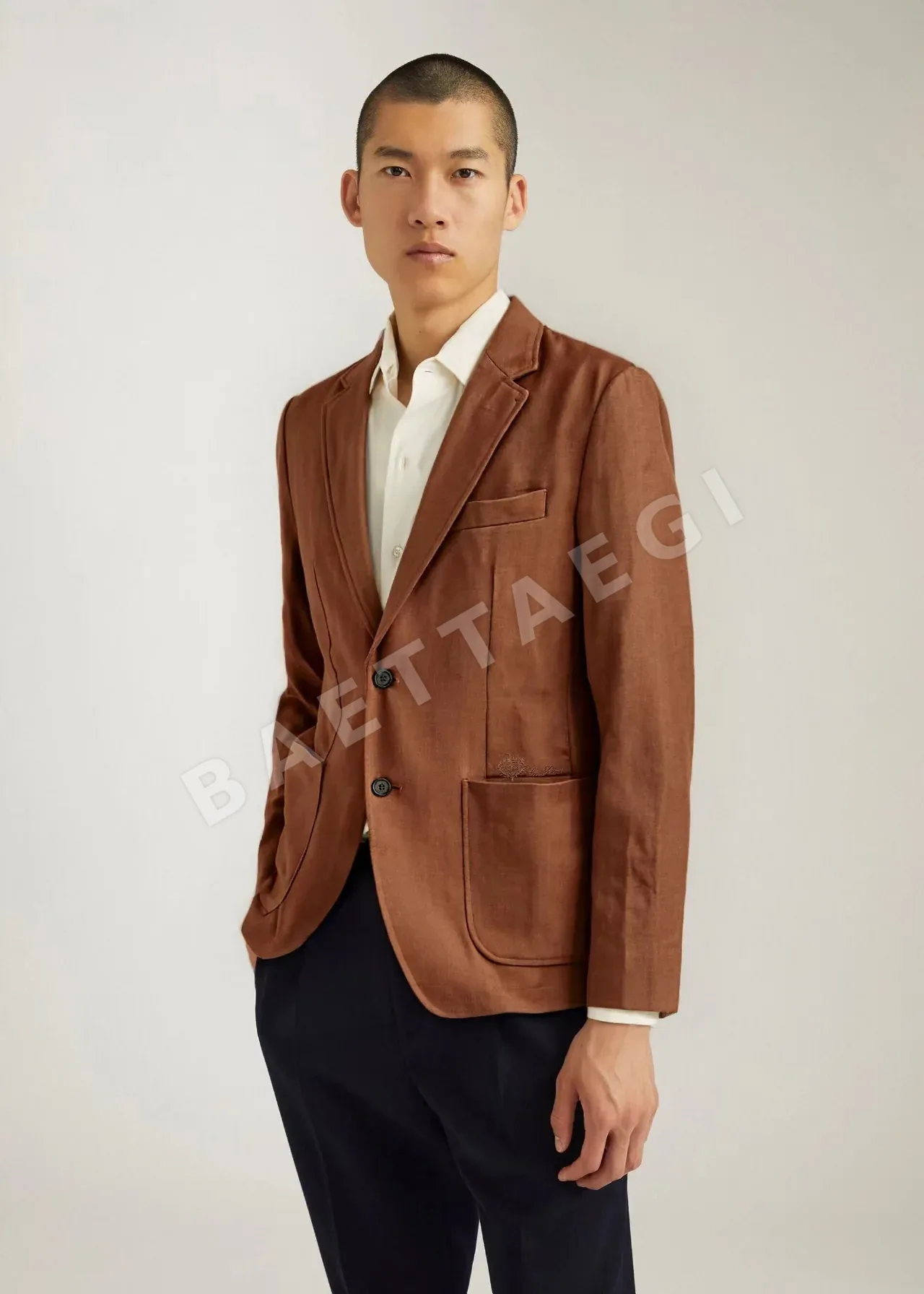 로로피아나 남성 린넨 자켓 상세 이미지 2