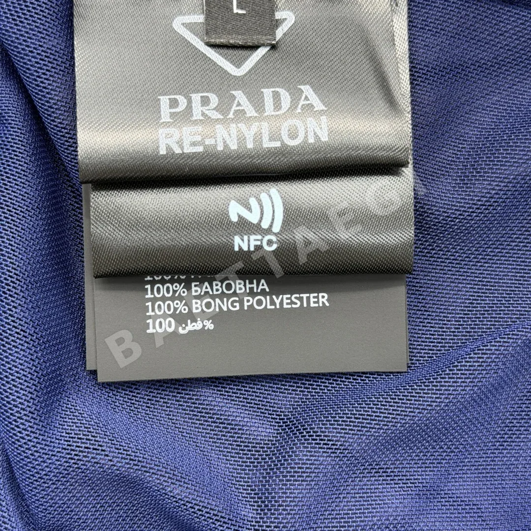 프라다 Re-Nylon 솔리드 컬러 엘라스틱 비치 반바지 41245 Prada Shorts 상세 이미지 9
