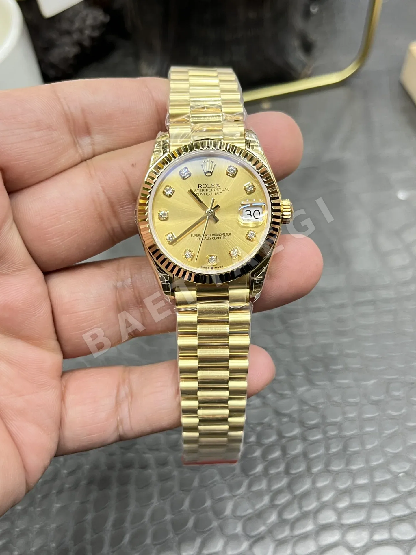 롤렉스 데이트저스트 자동 시계 43124