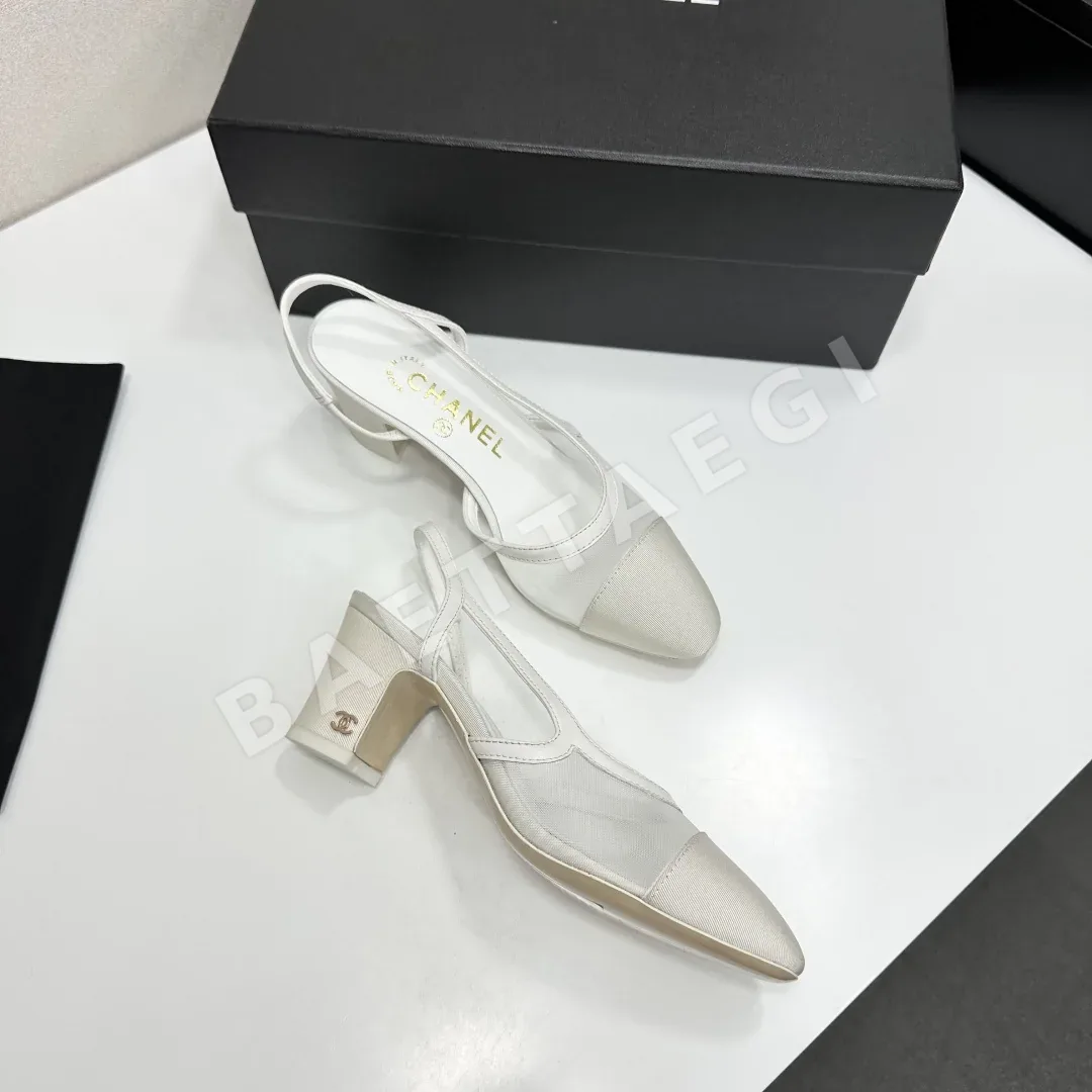 샤넬 클래식 오픈토 슬링백 신발 상세 이미지 8
