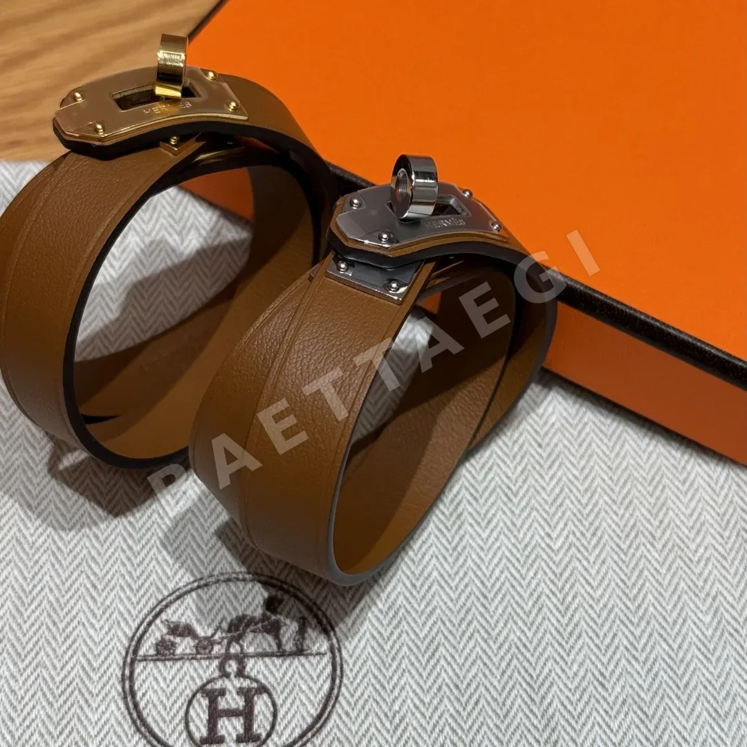 에르메스 미니 켈리 더블 서클 팔찌 176341