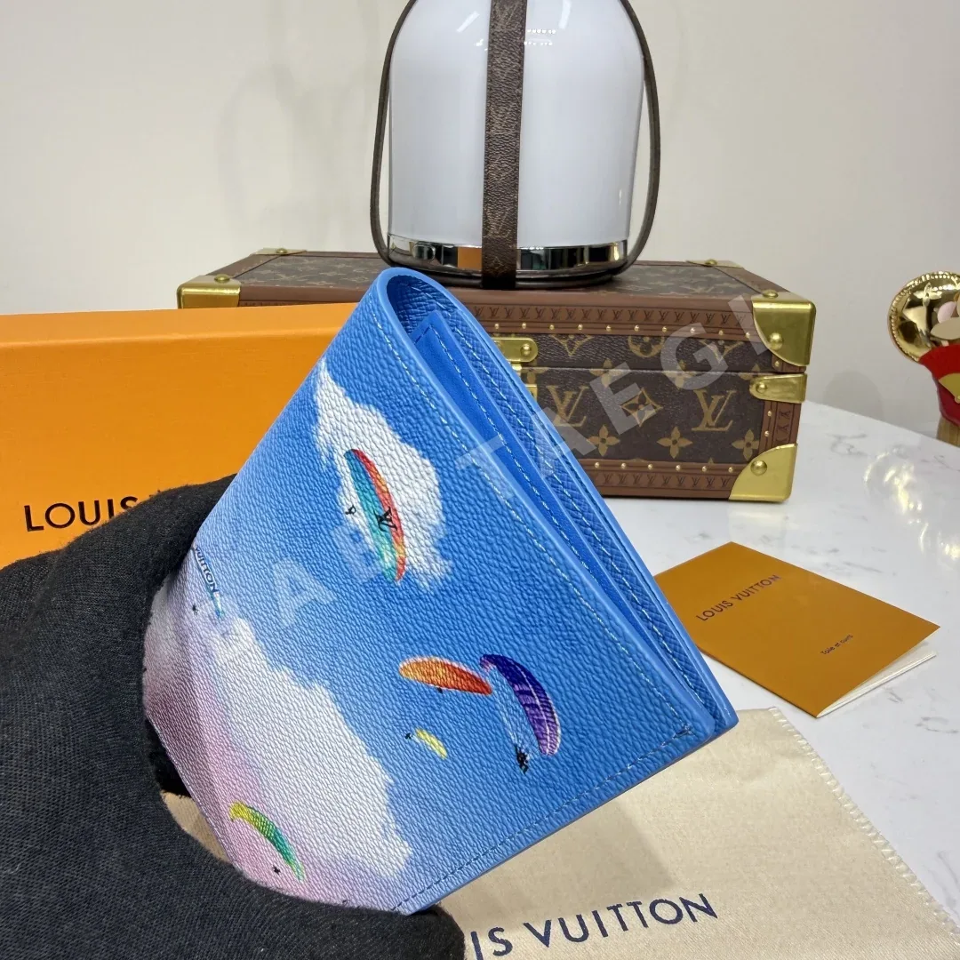 루이비통 다채로운 모노그램 여권 커버 지갑 상세 이미지 6