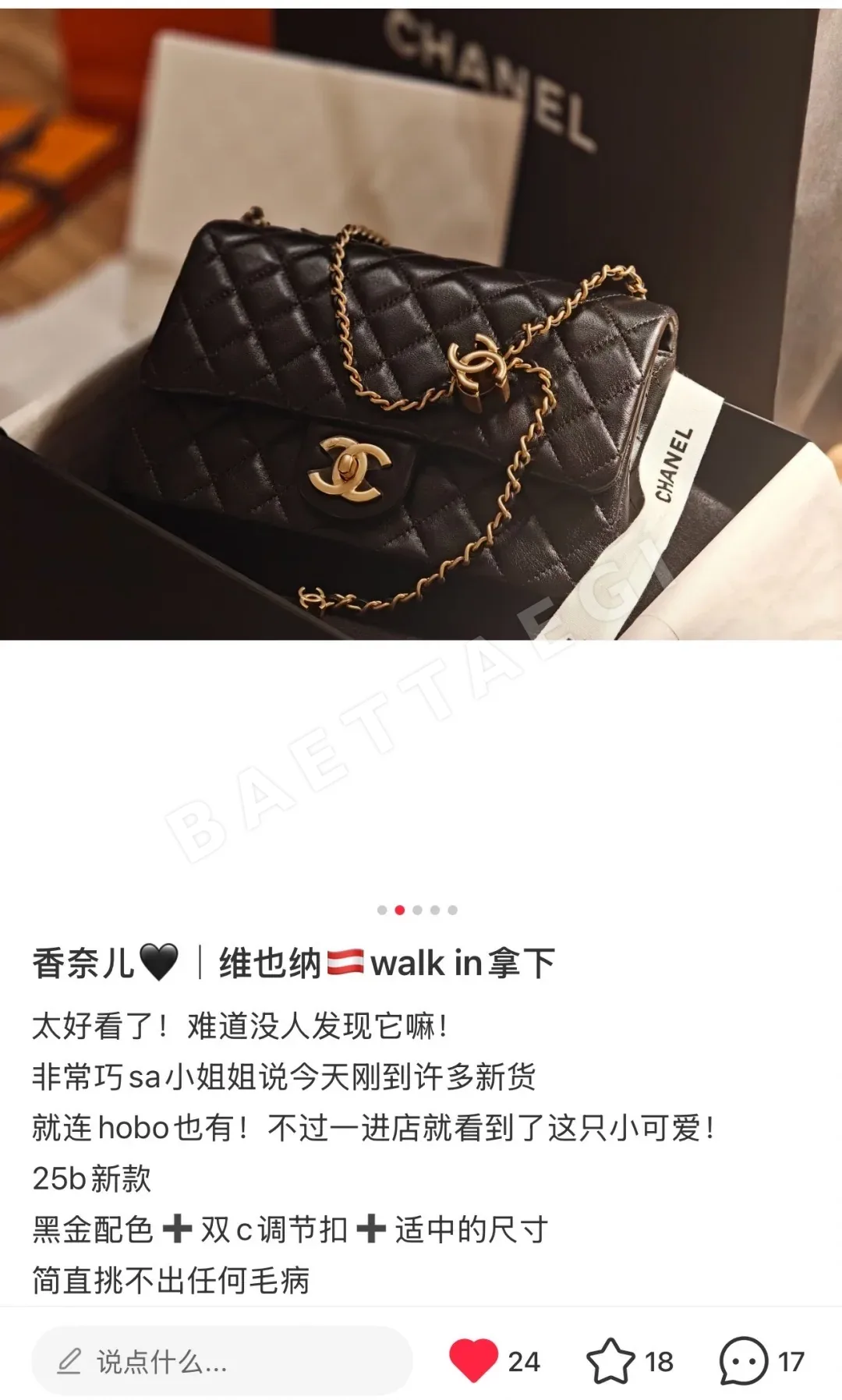 샤넬 클래식 스몰 가방 상세 이미지 2