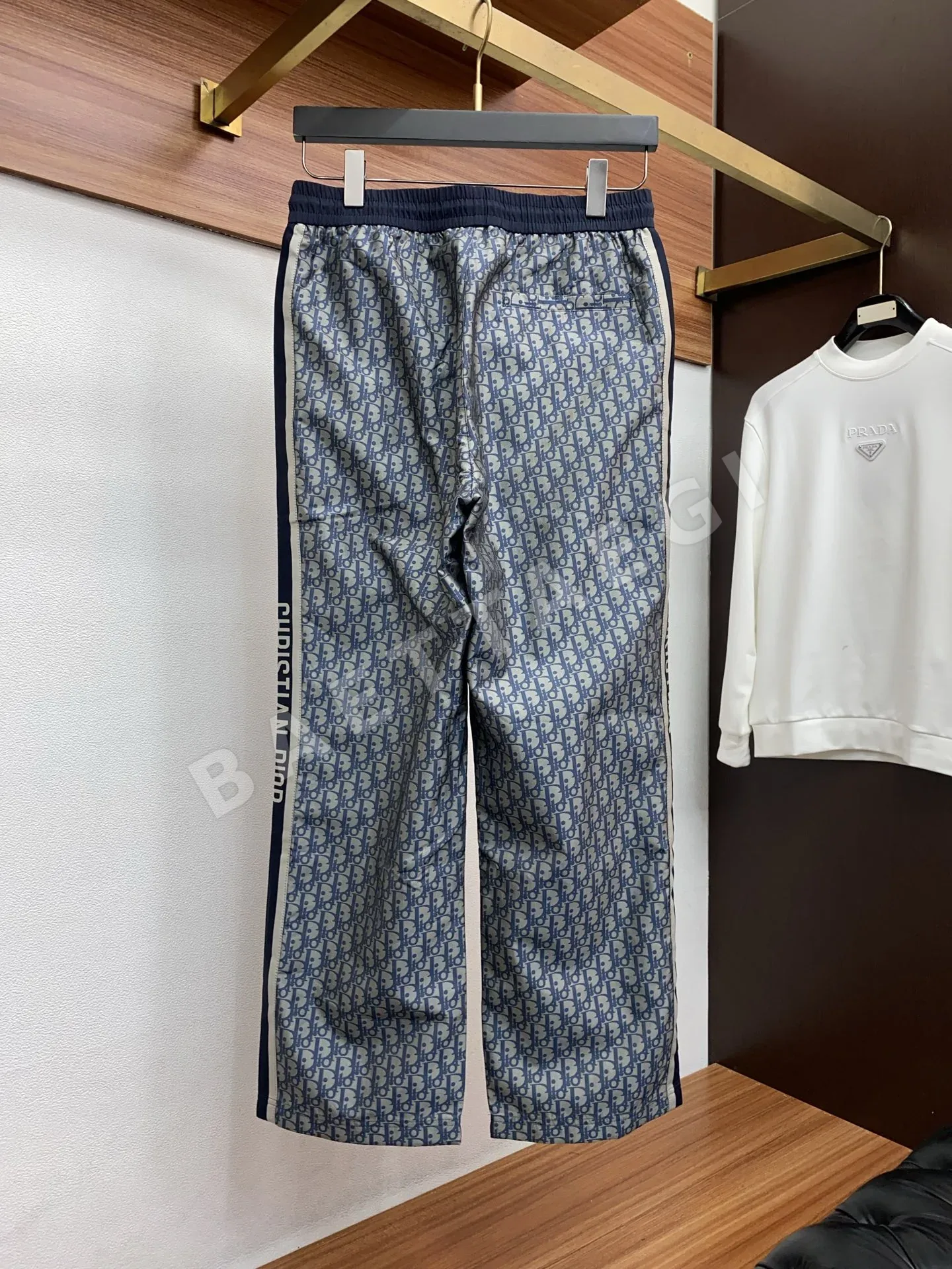 디올 청색 남성 캐주얼 바지 상세 이미지 9
