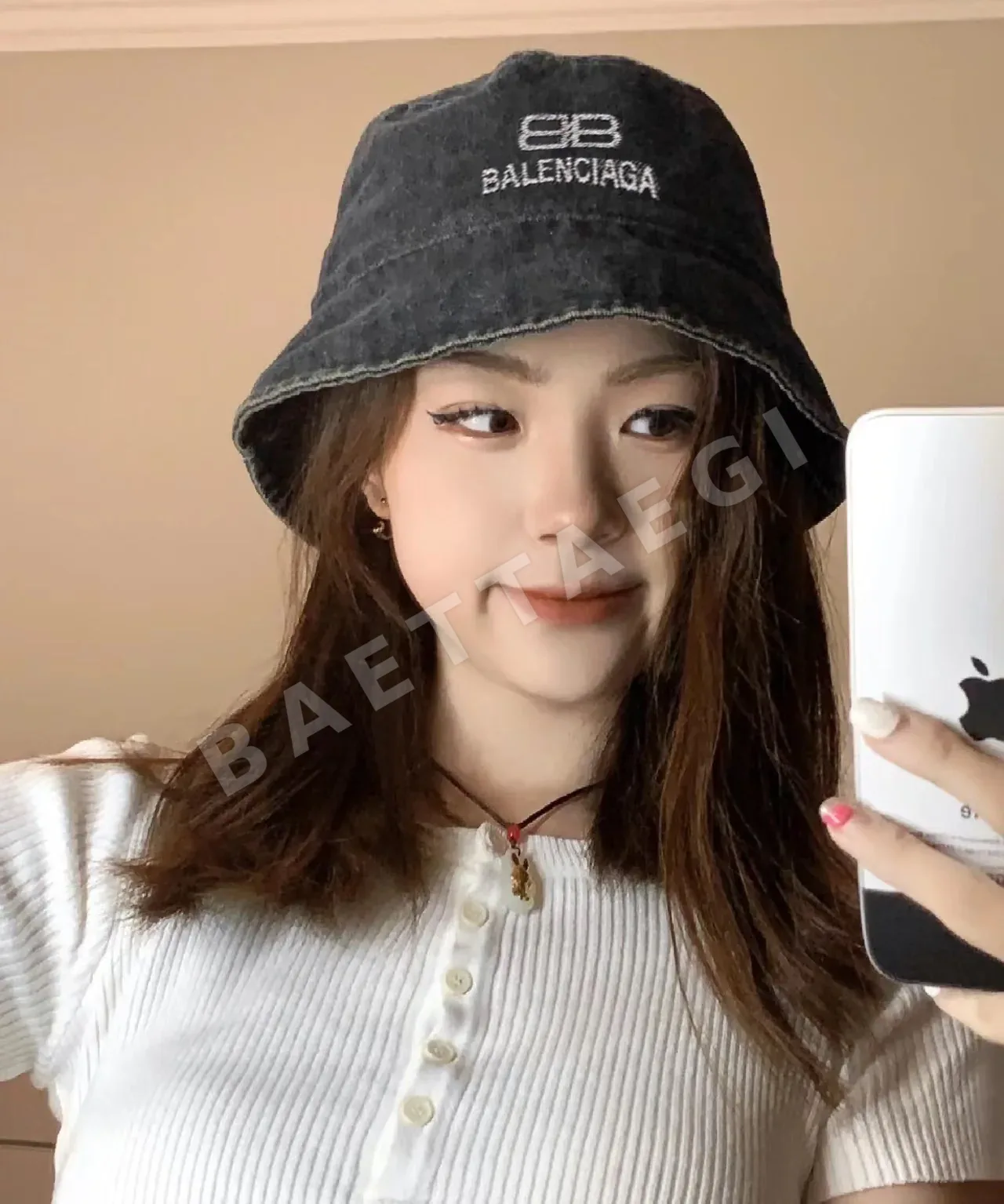 발렌시아가 데님 피셔맨햇 모자 상세 이미지 2