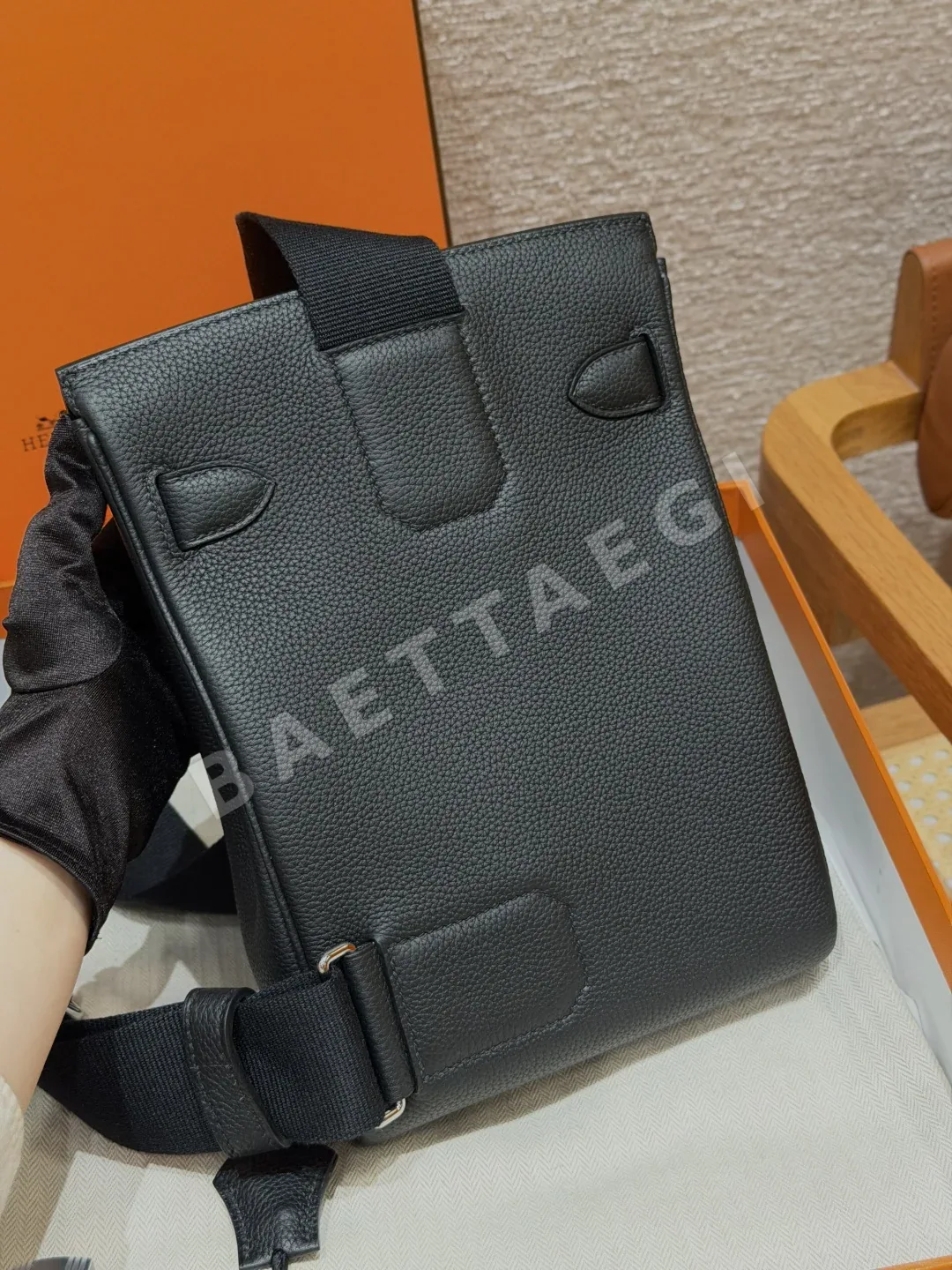 에르메스 핵 아 도 토고 가죽 백팩 상세 이미지 6