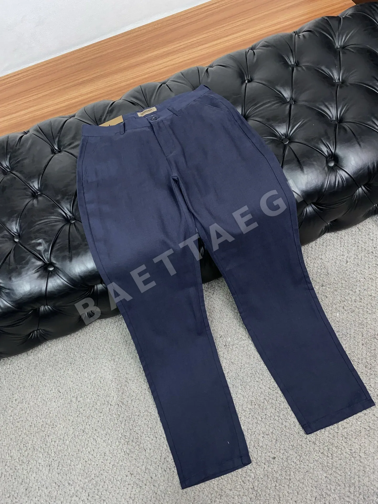 버버리 남성 워시 가공 데님 바지 상세 이미지 6