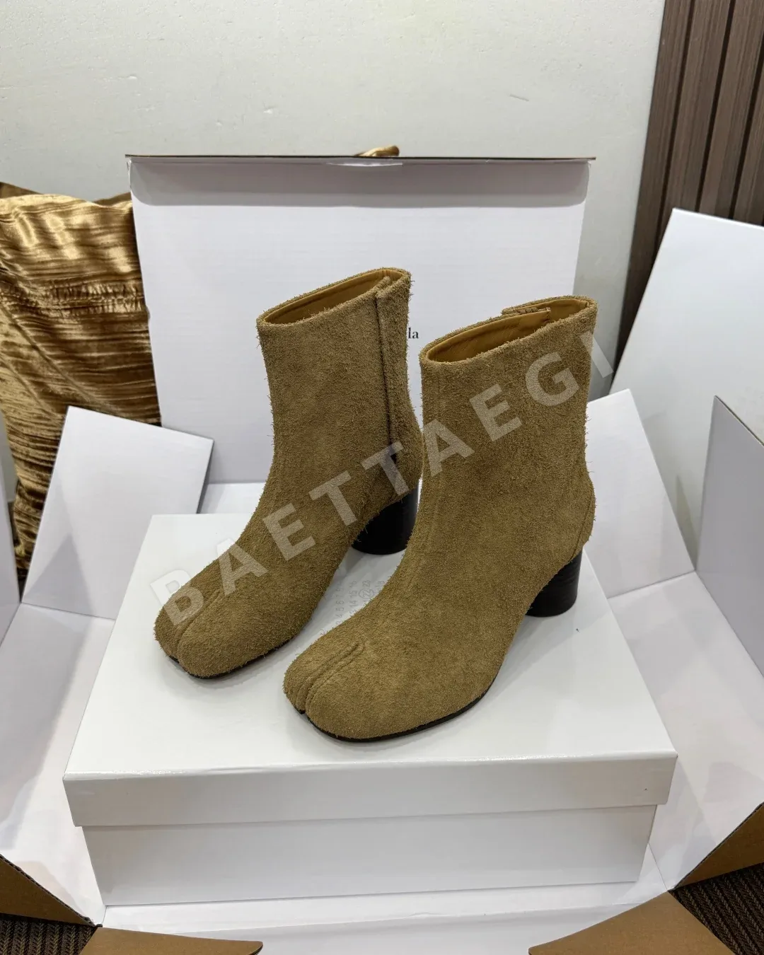 마르지엘라 타비 레더 앵클 부츠 상세 이미지 3