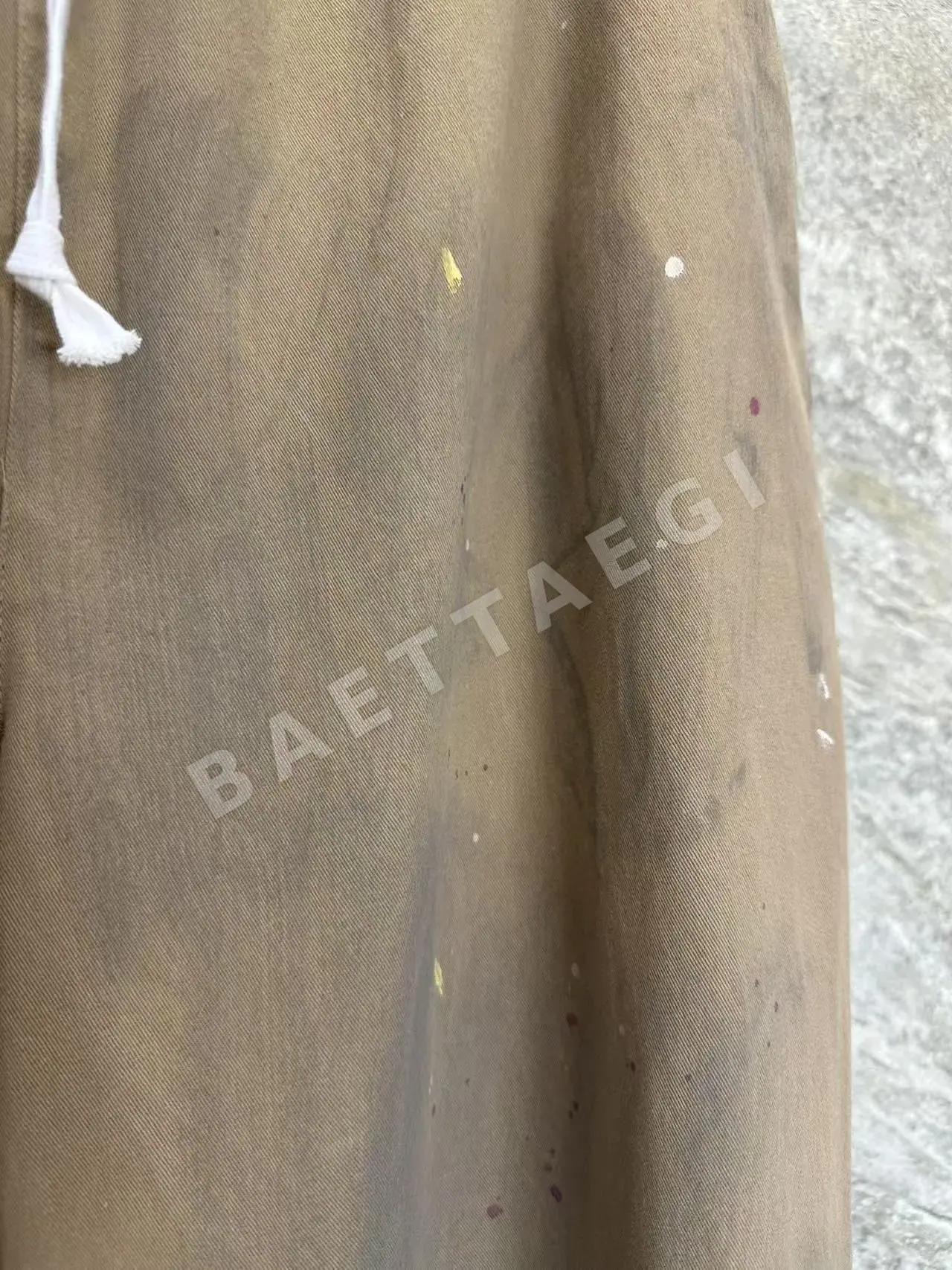 마르지엘라 스플래터 페인트 캐주얼 남성 바지 상세 이미지 5