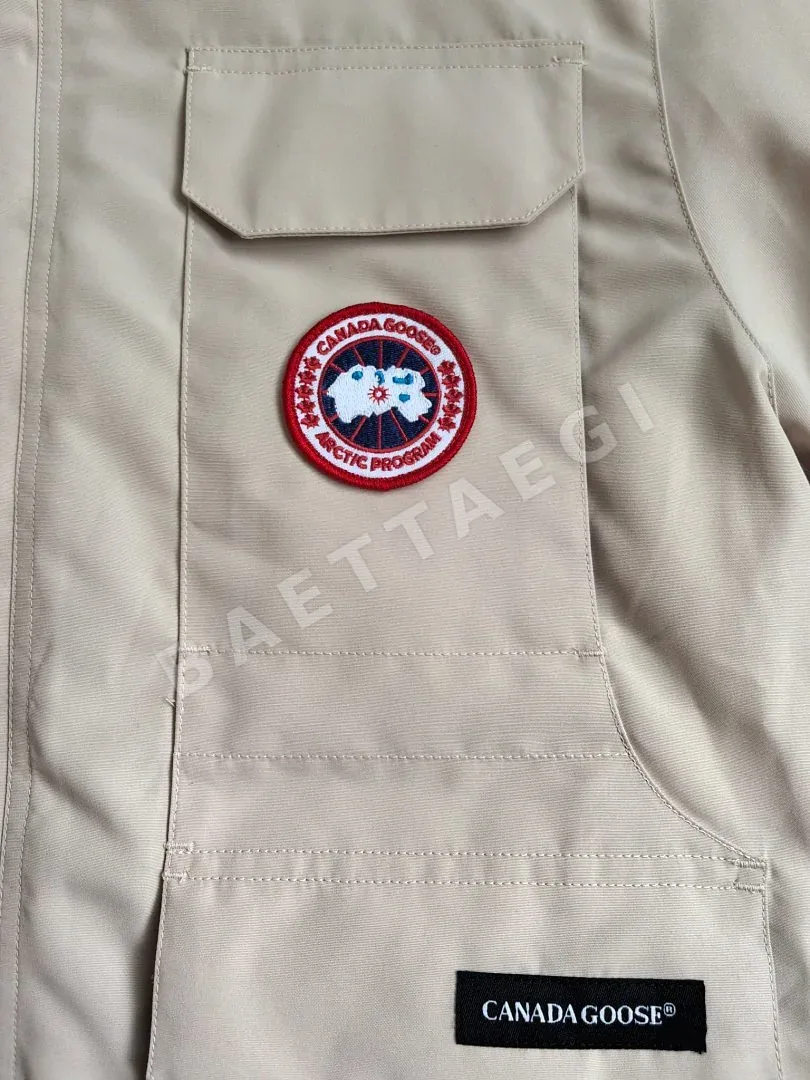 캐나다구스 [TOP] 화이트 베이지 205739 Canada Goose Kids E08 상세 이미지 5