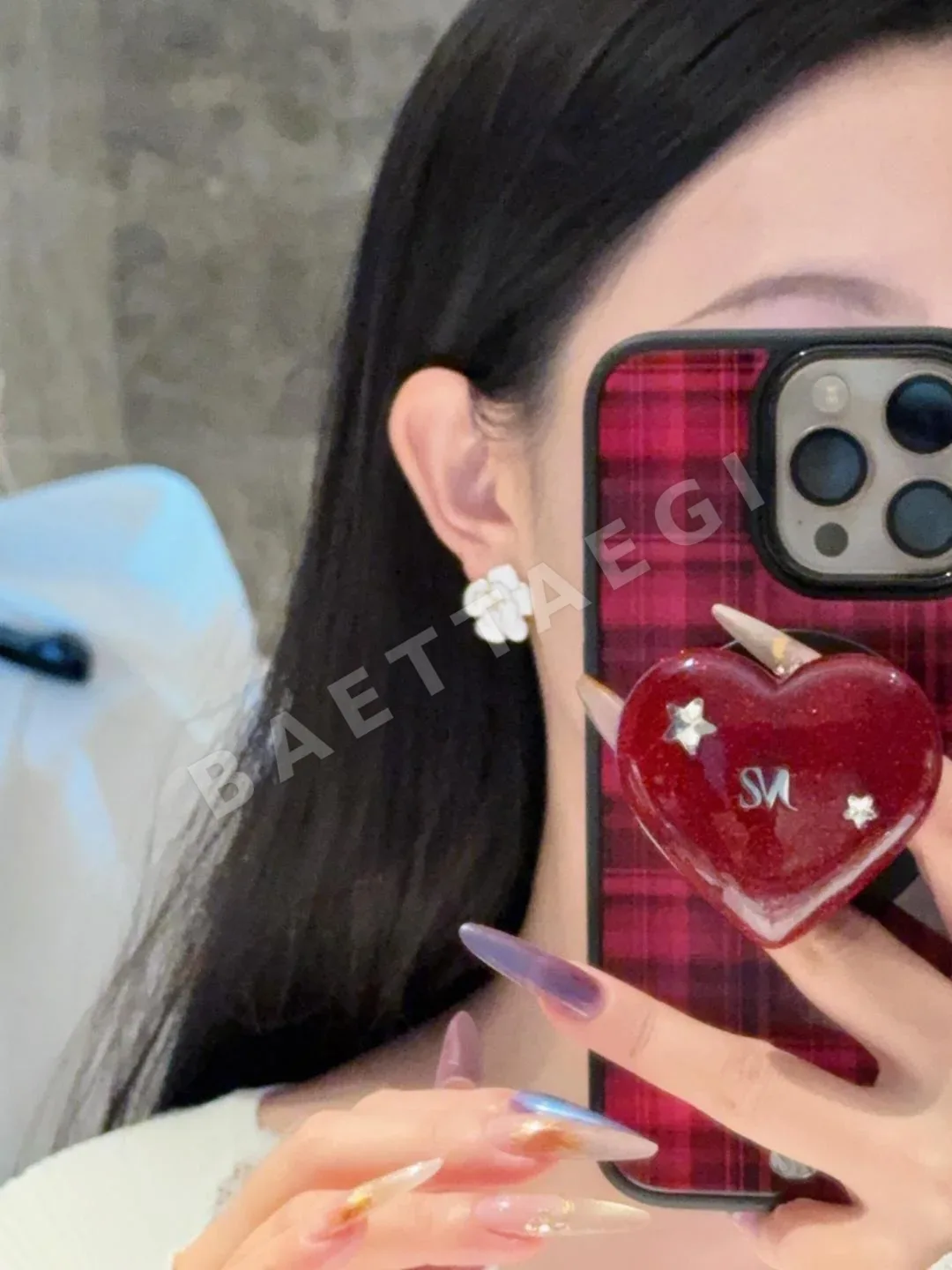 샤넬 카멜리아 더블 C 귀걸이 상세 이미지 8