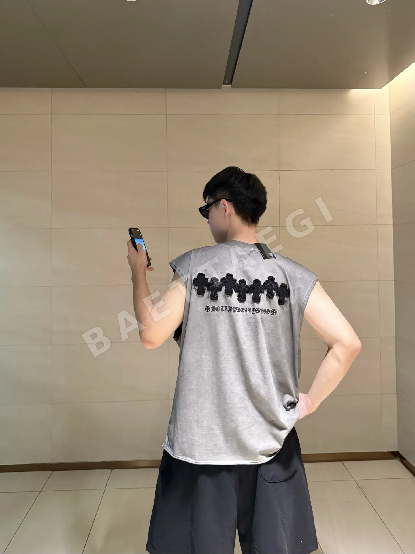 크롬하츠 남성 반팔 티셔츠 상세 이미지 3