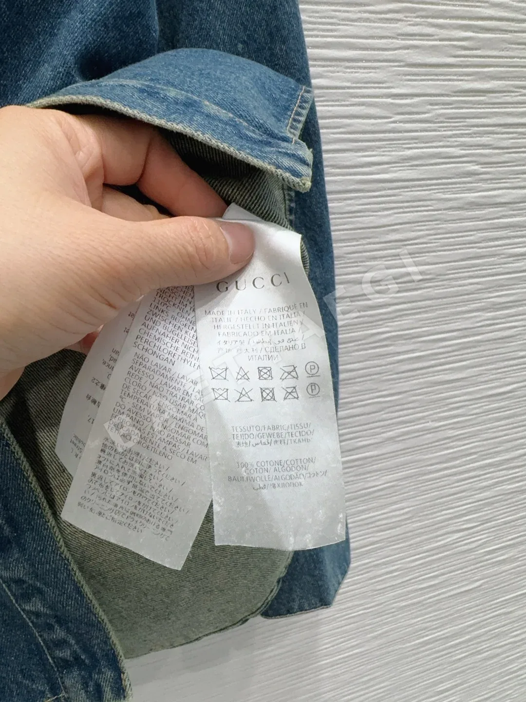 구찌 여성 데님 셔츠 상세 이미지 7