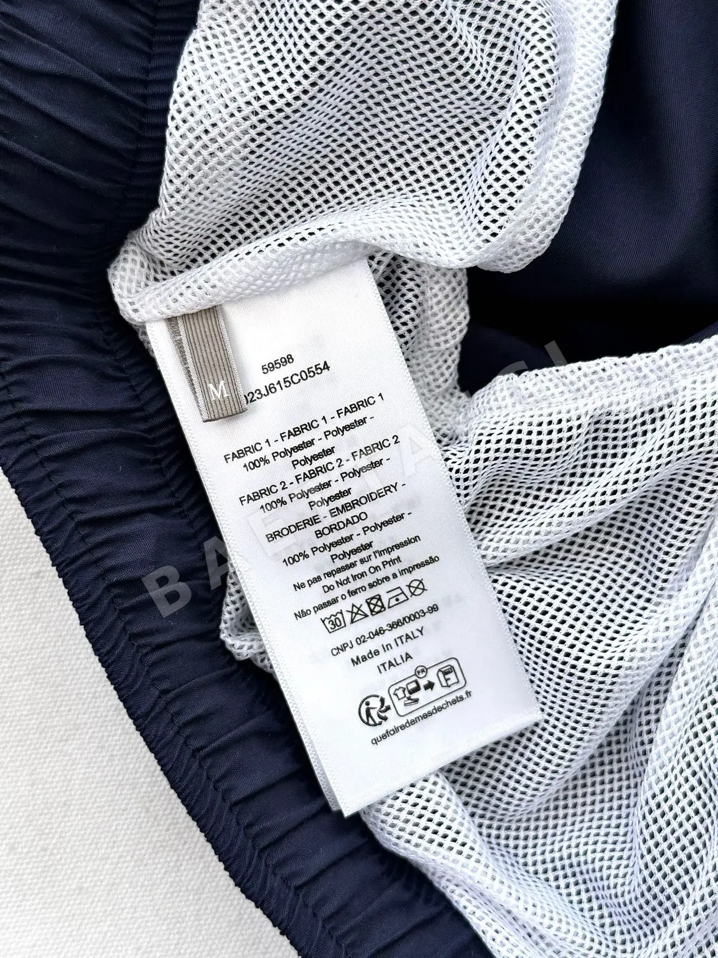 디올 CD 로고 자수 여성 반바지 상세 이미지 9