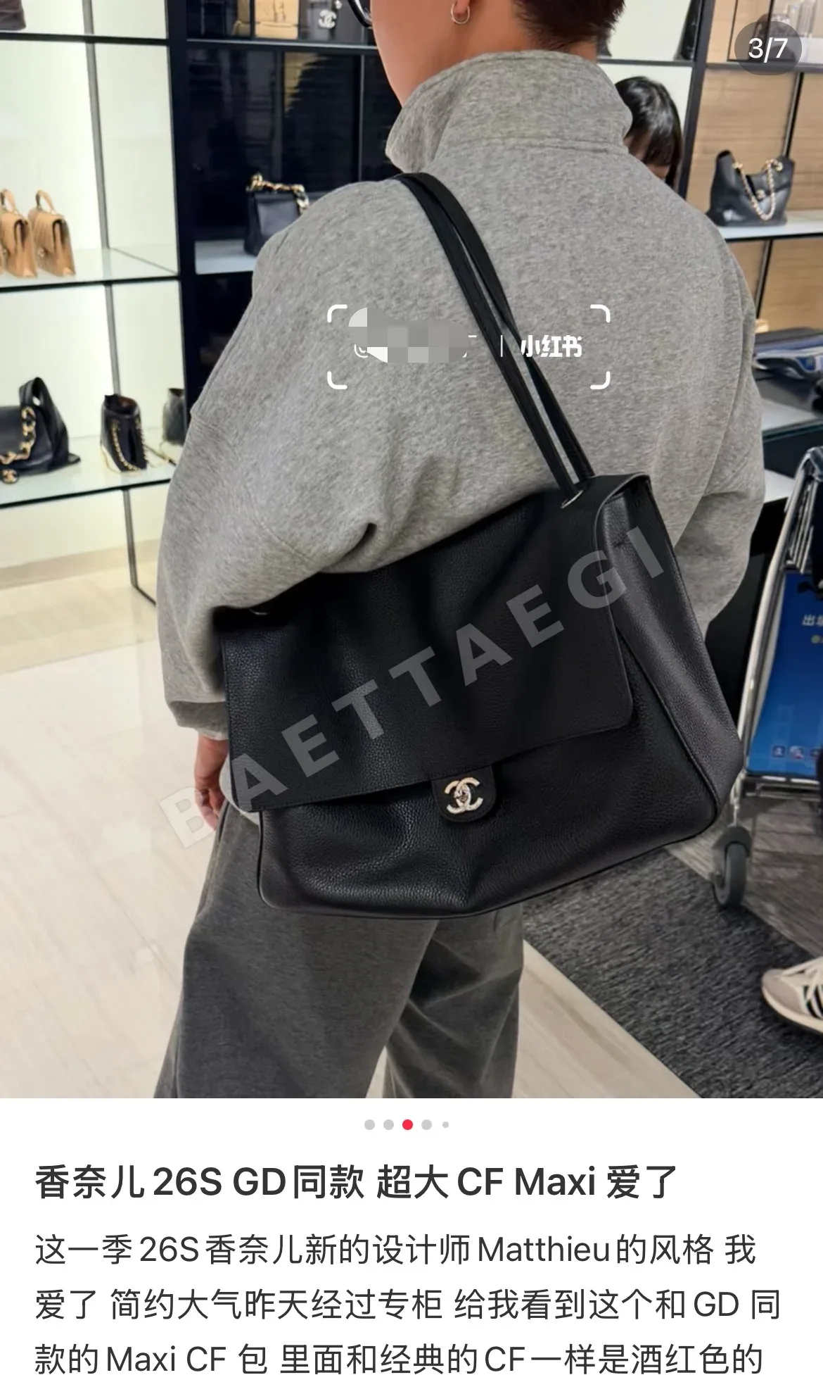 샤넬(팬더) 191602 가방 Chanel Bag