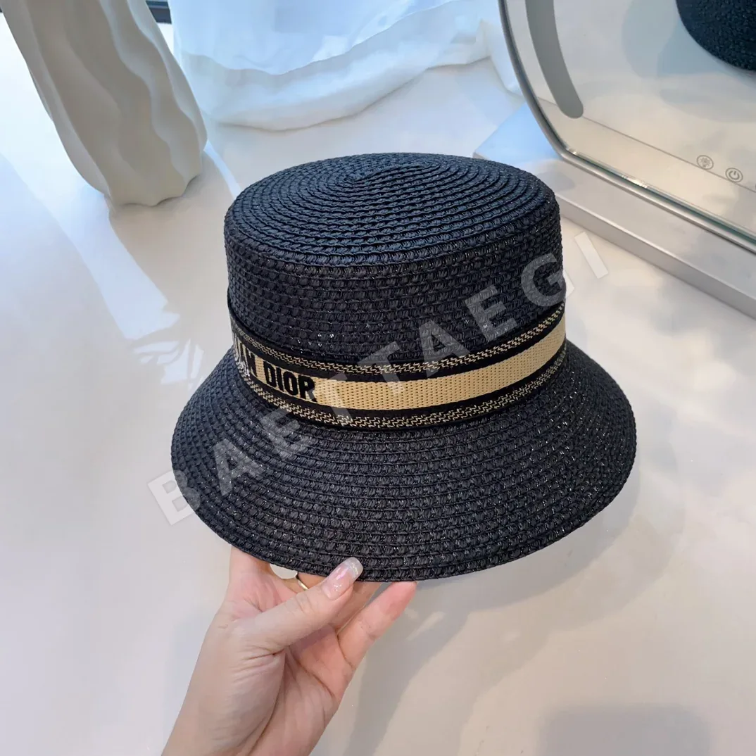 디올 웨빙 레터 밀짚 썬햇 상세 이미지 8