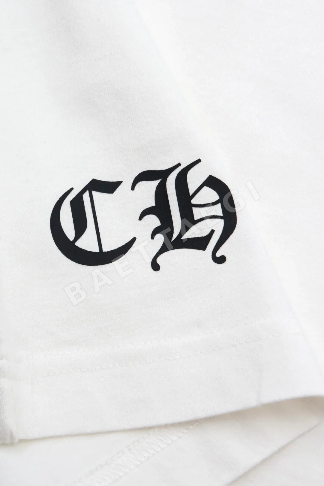 크롬하츠 남성 화이트 반팔 티셔츠 상세 이미지 7