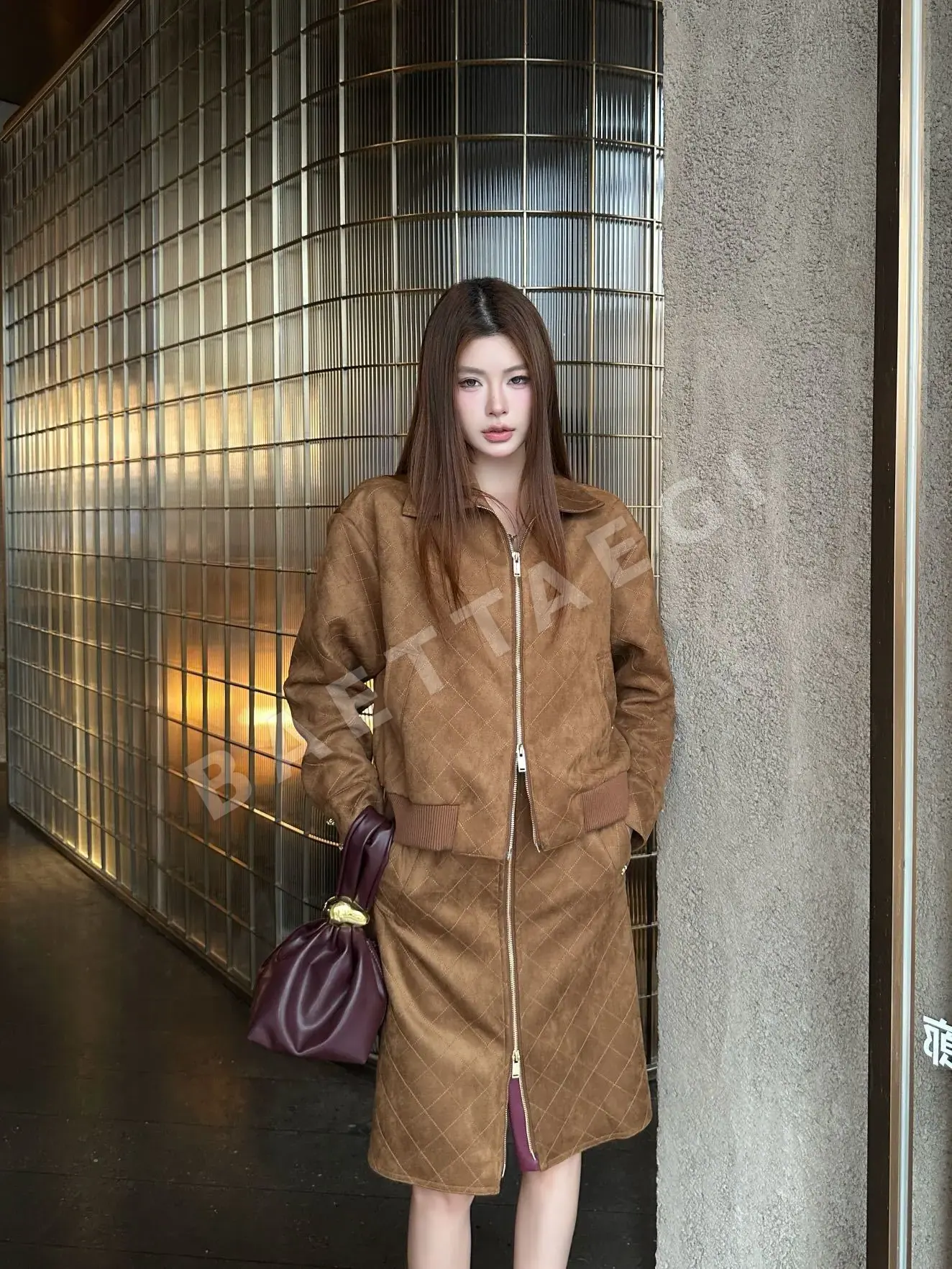 샤넬 여성 린넨 스커트 157134