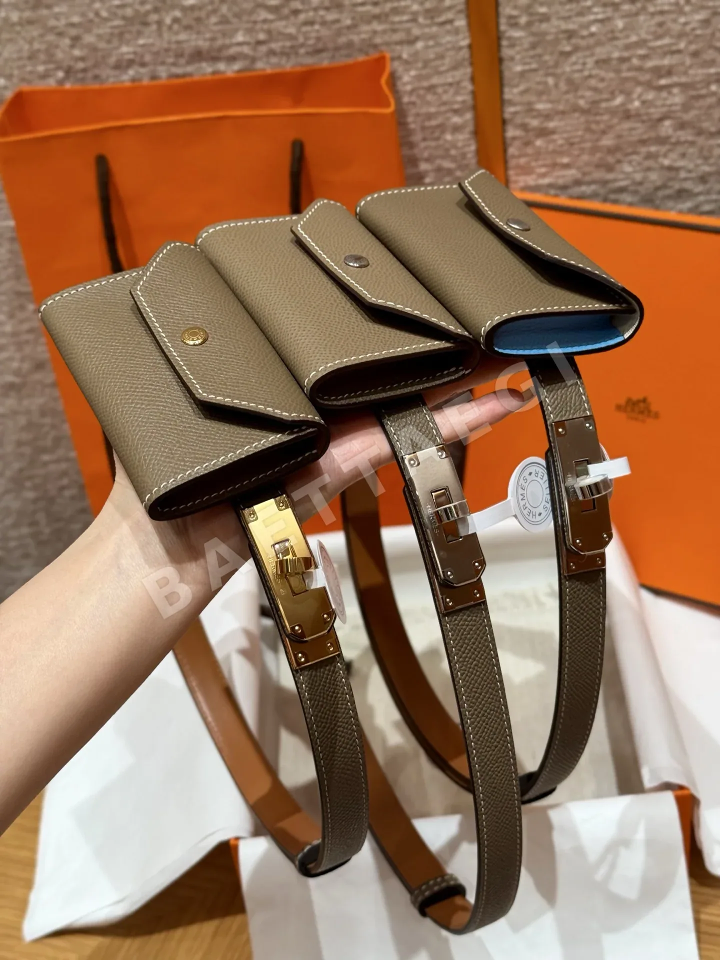 에르메스 켈리 버클 앱송 카프스킨 벨트 상세 이미지 3