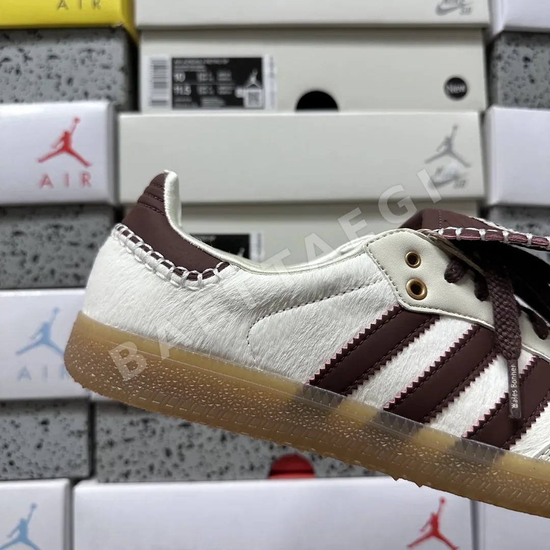 아디다스 [GOD] 삼바 포니 토널 IE0586 200656 Adidas Samba Pony Tonal Wales Bonner Cream 상세 이미지 4