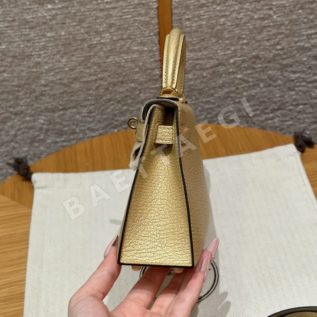 에르메스 미니 켈리 고트스킨 가방 상세 이미지 4