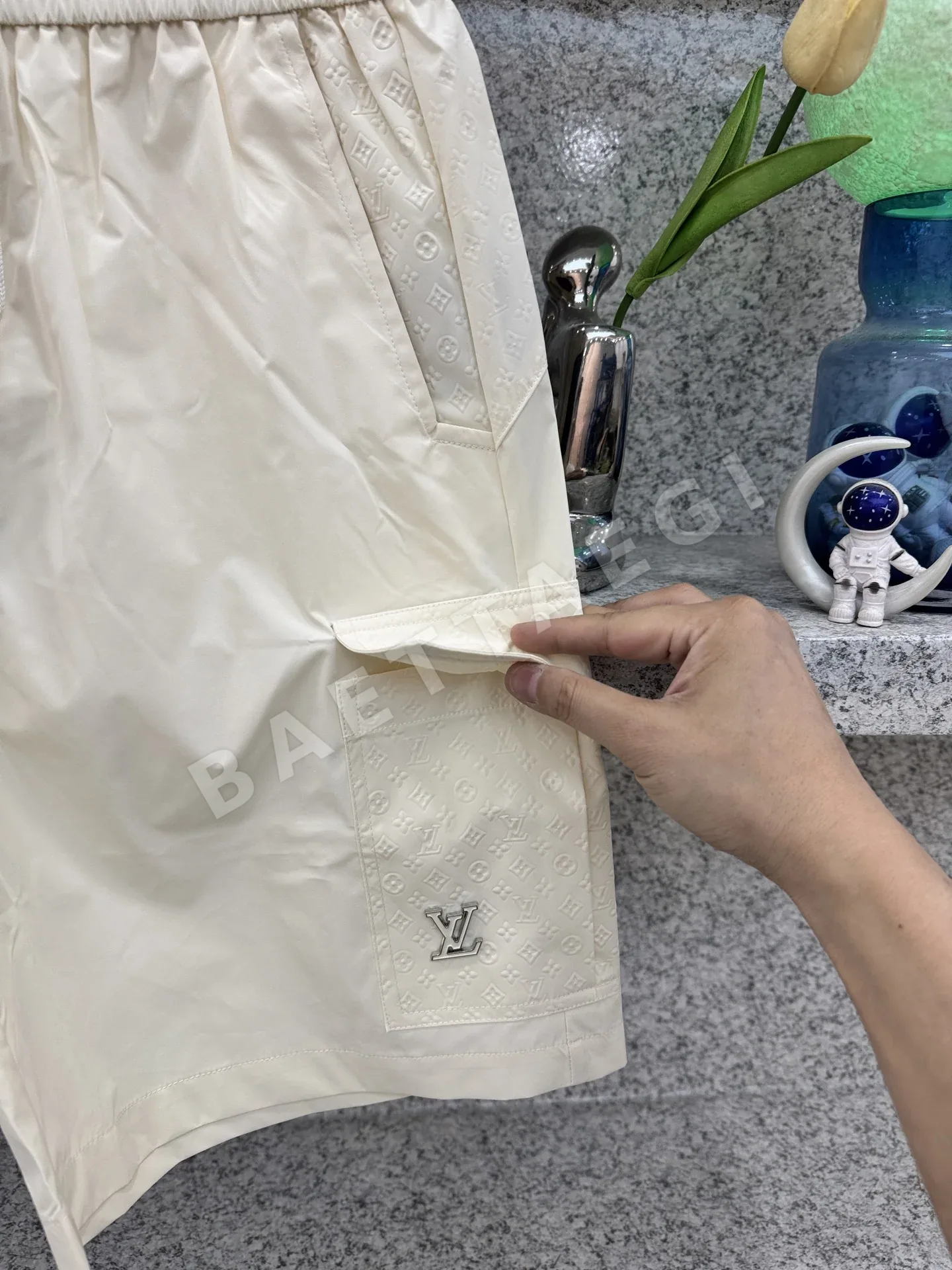 루이비통 남성 통기성 반바지 상세 이미지 5