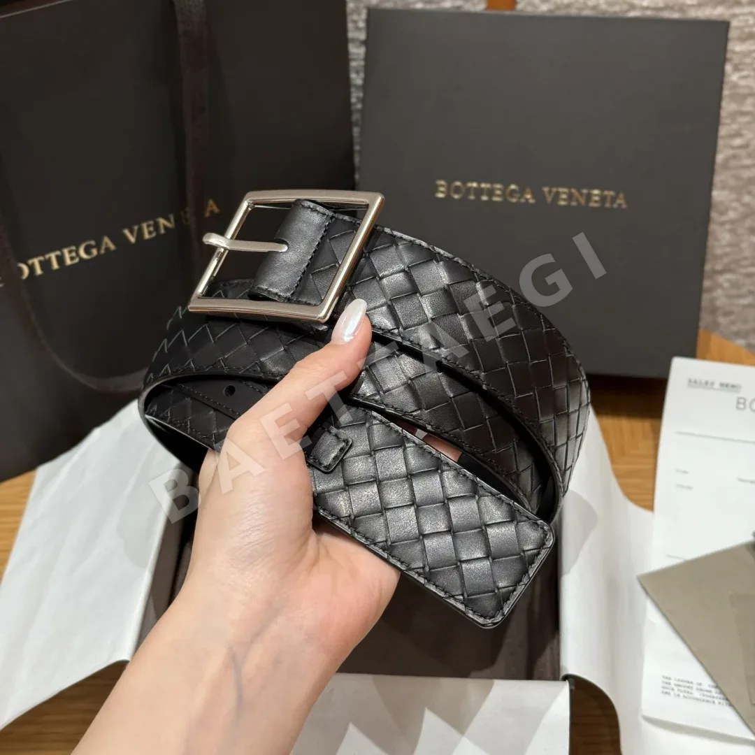 보테가베네타 인트레치아토 가죽 벨트 상세 이미지 3