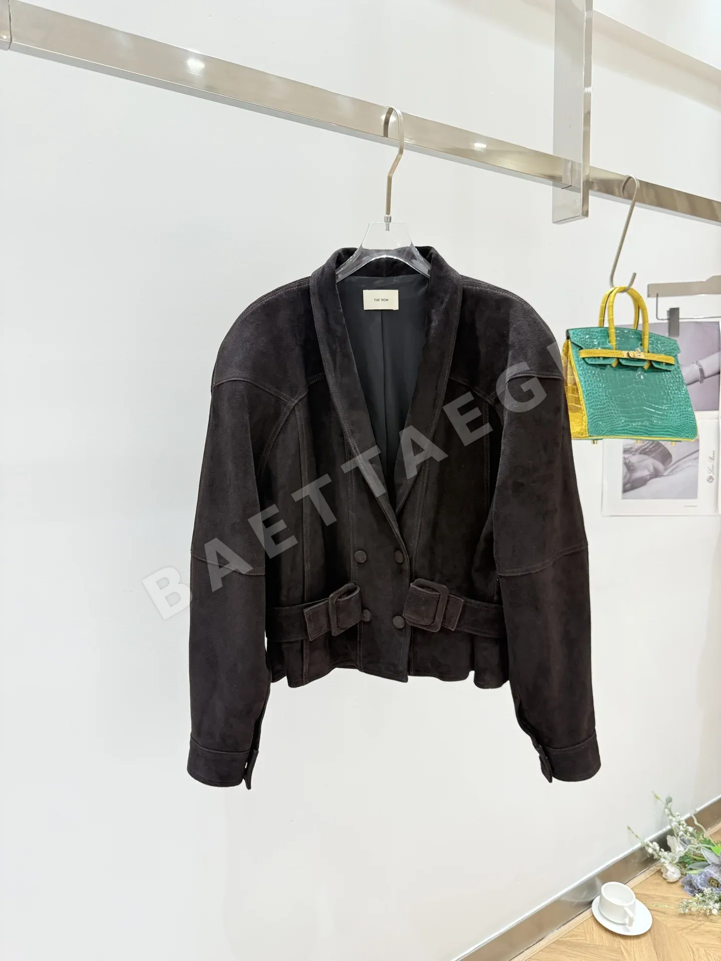 더로우 벨트 스타일 여성 자켓 상세 이미지 2