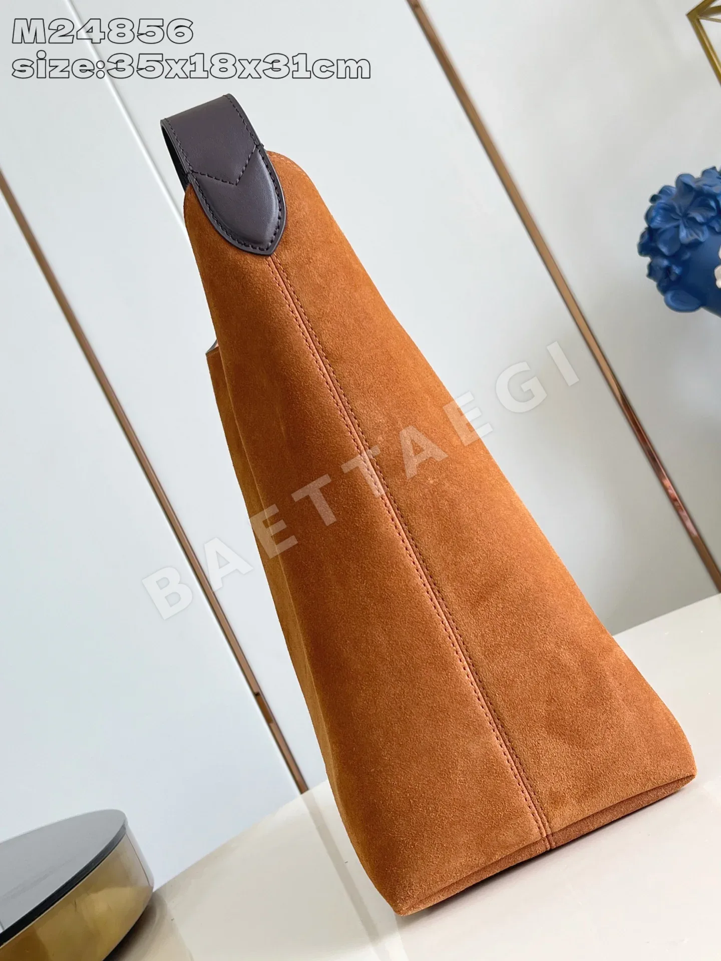 루이비통 브라운 스웨이드 호보백 M24856 상세 이미지 8