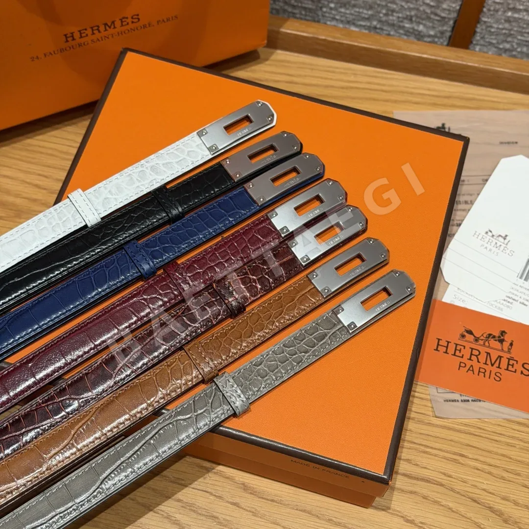 에르메스 켈리 버클 엡손 카프스킨 벨트 18mm 상세 이미지 2