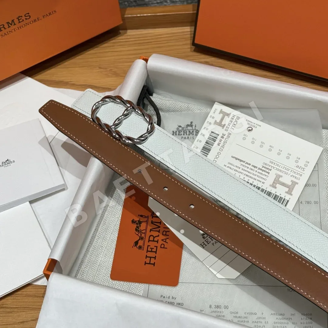 에르메스 마이용 토르소드 양면 가죽 벨트 상세 이미지 5