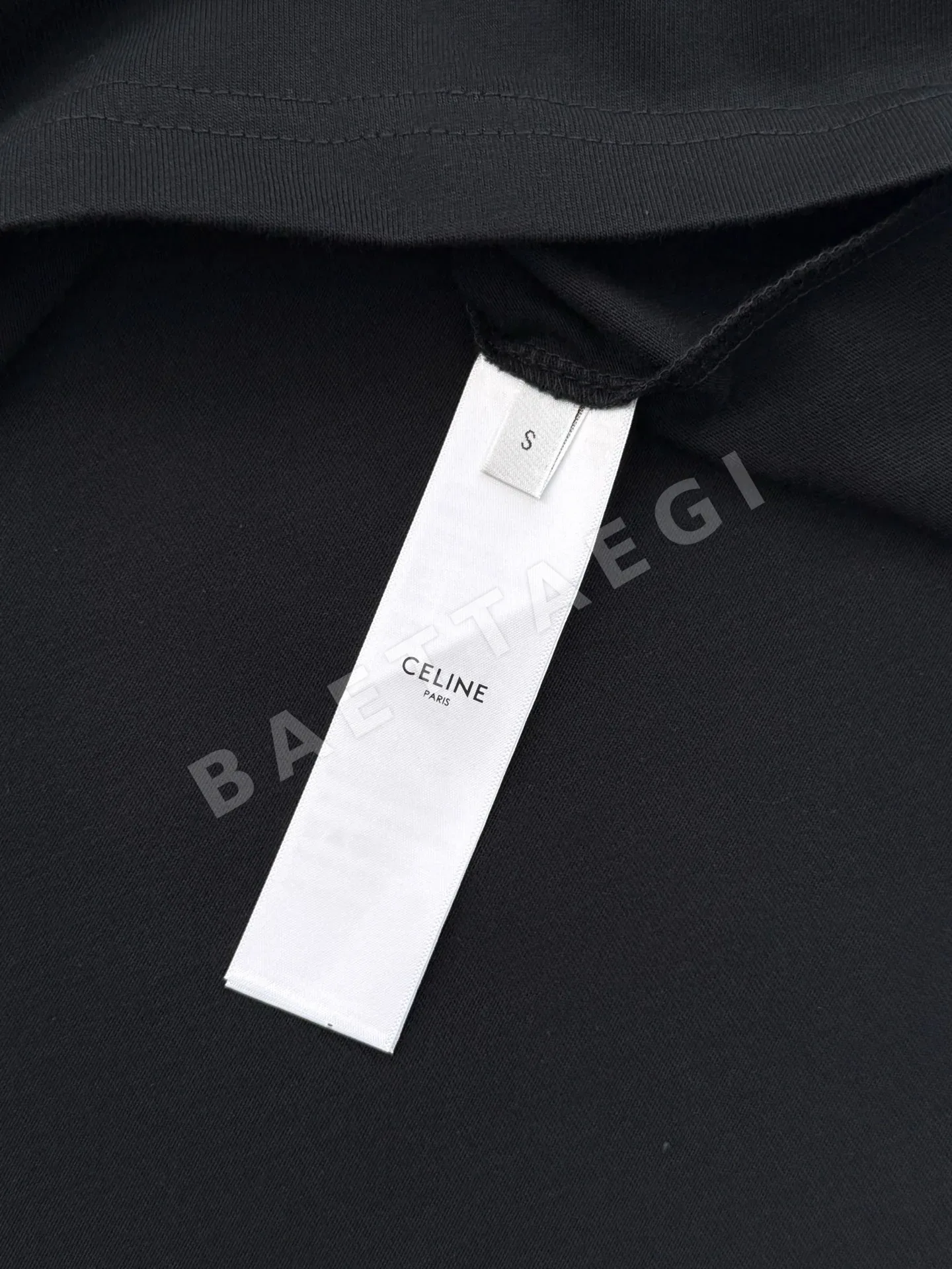 셀린느 밀 이삭 개선문 레터 반팔 티셔츠 상세 이미지 9