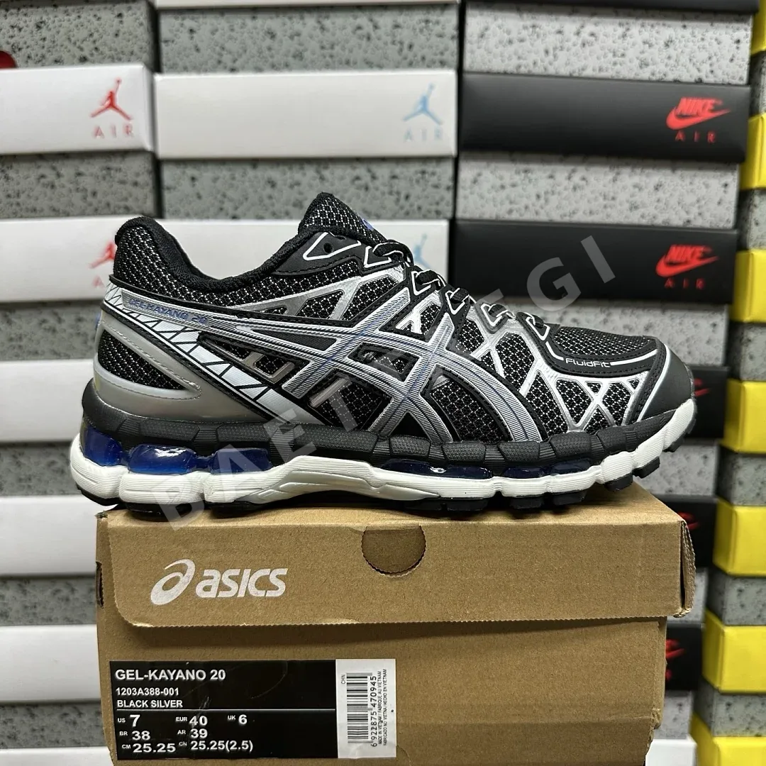 아식스 [TOP] 젤 카야노 20 1203A388-001 200425 Asics Gel-Kayano 20 Black Pure Silver