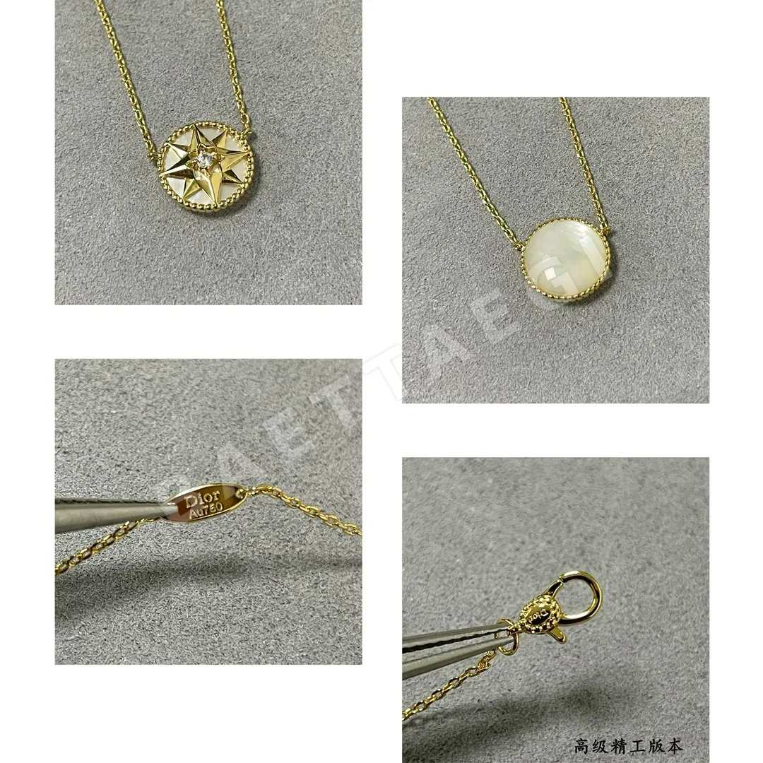 디올 마더 오브 펄 팔각별 목걸이 상세 이미지 7