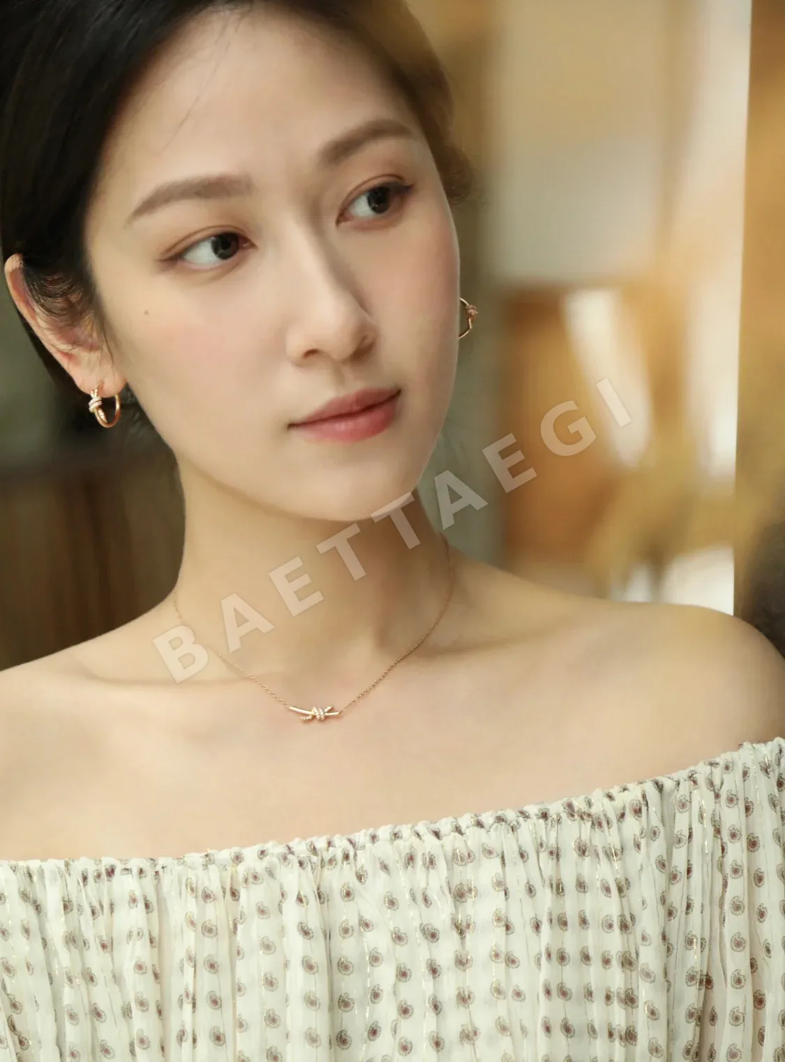 티파니 다이아몬드 로프 노트 후프 귀걸이 상세 이미지 9