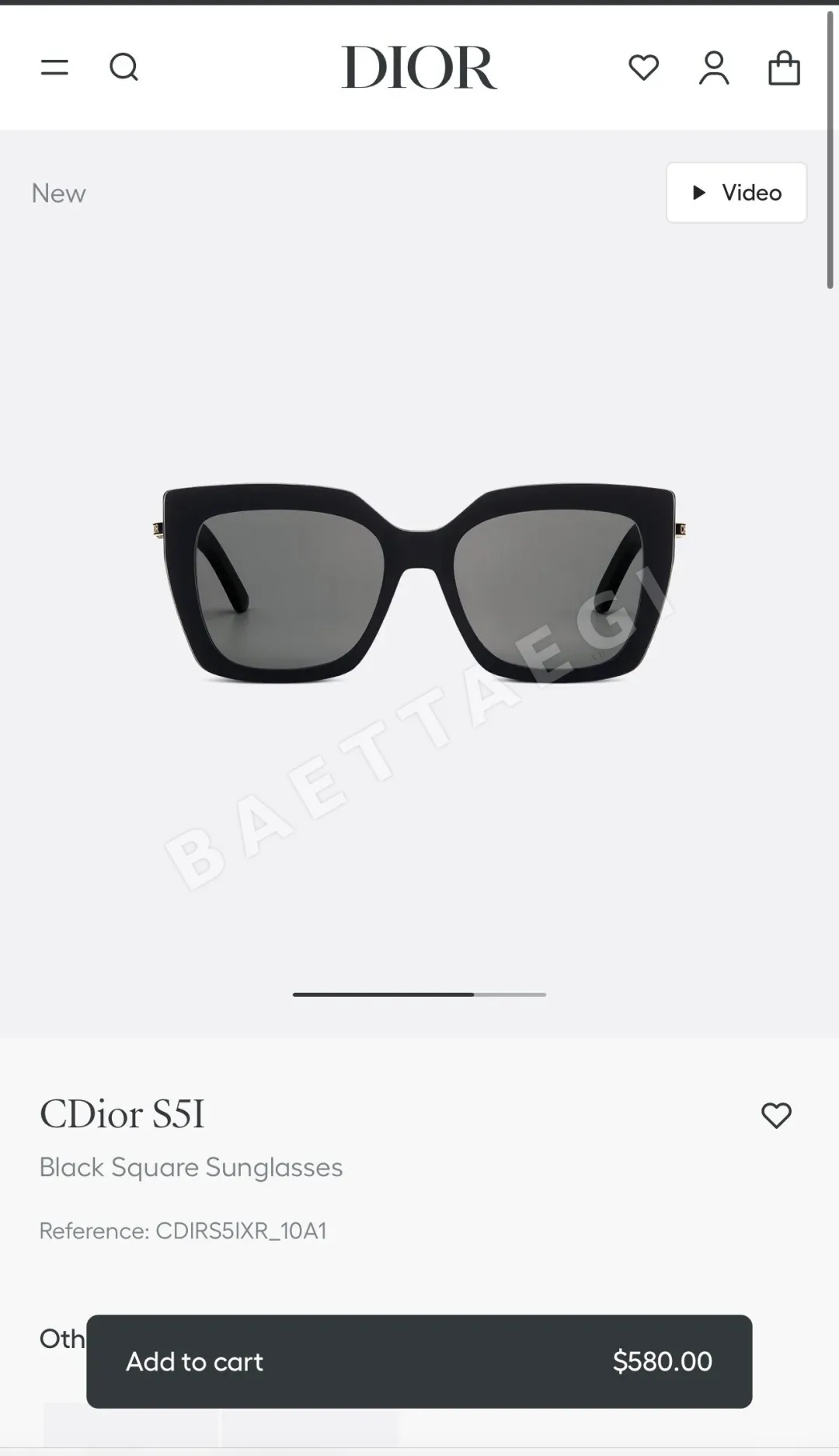 디올 선글라스 72698 Dior Sunglasses 상세 이미지 2
