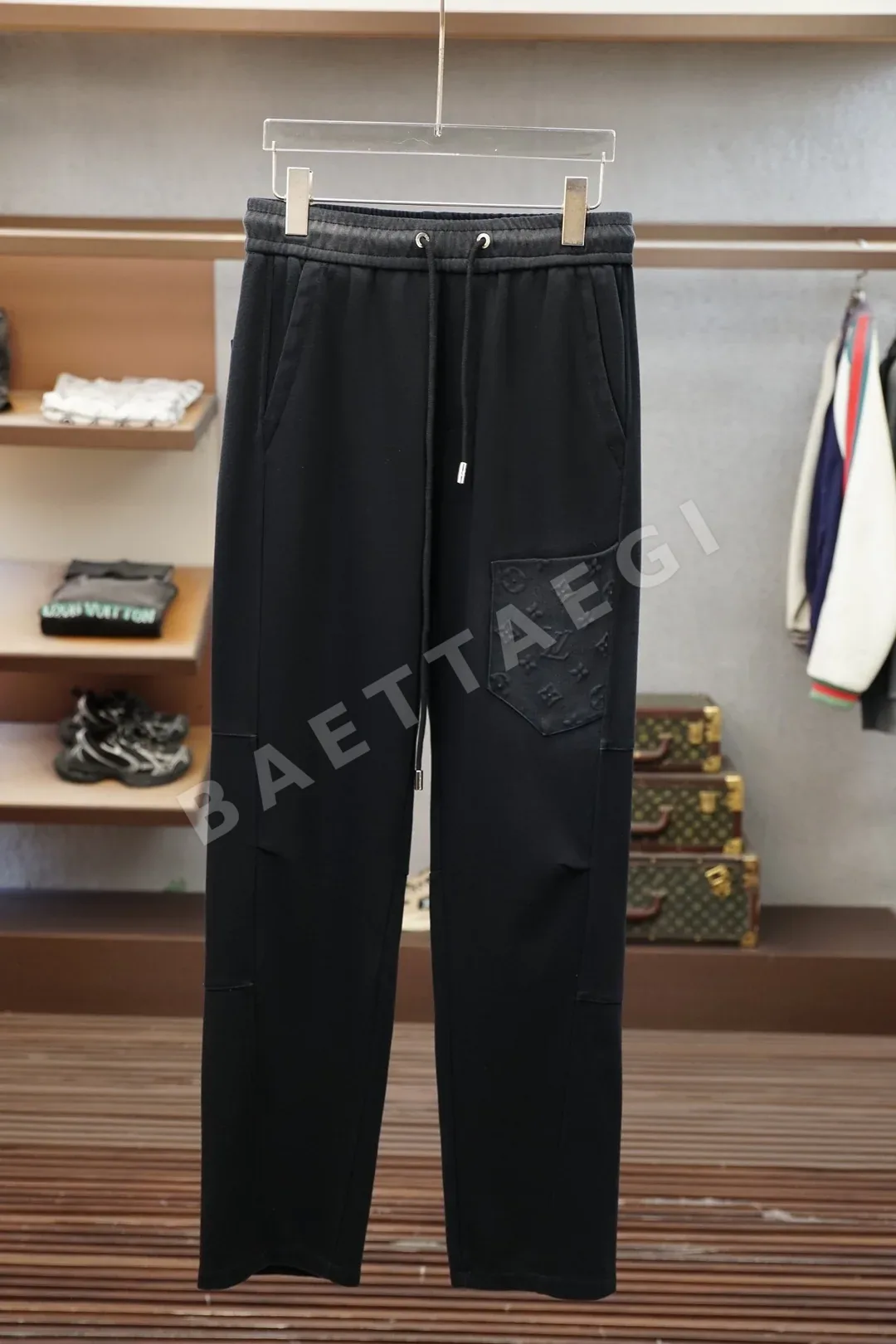 루이비통 코튼 스판 남성 바지 상세 이미지 4