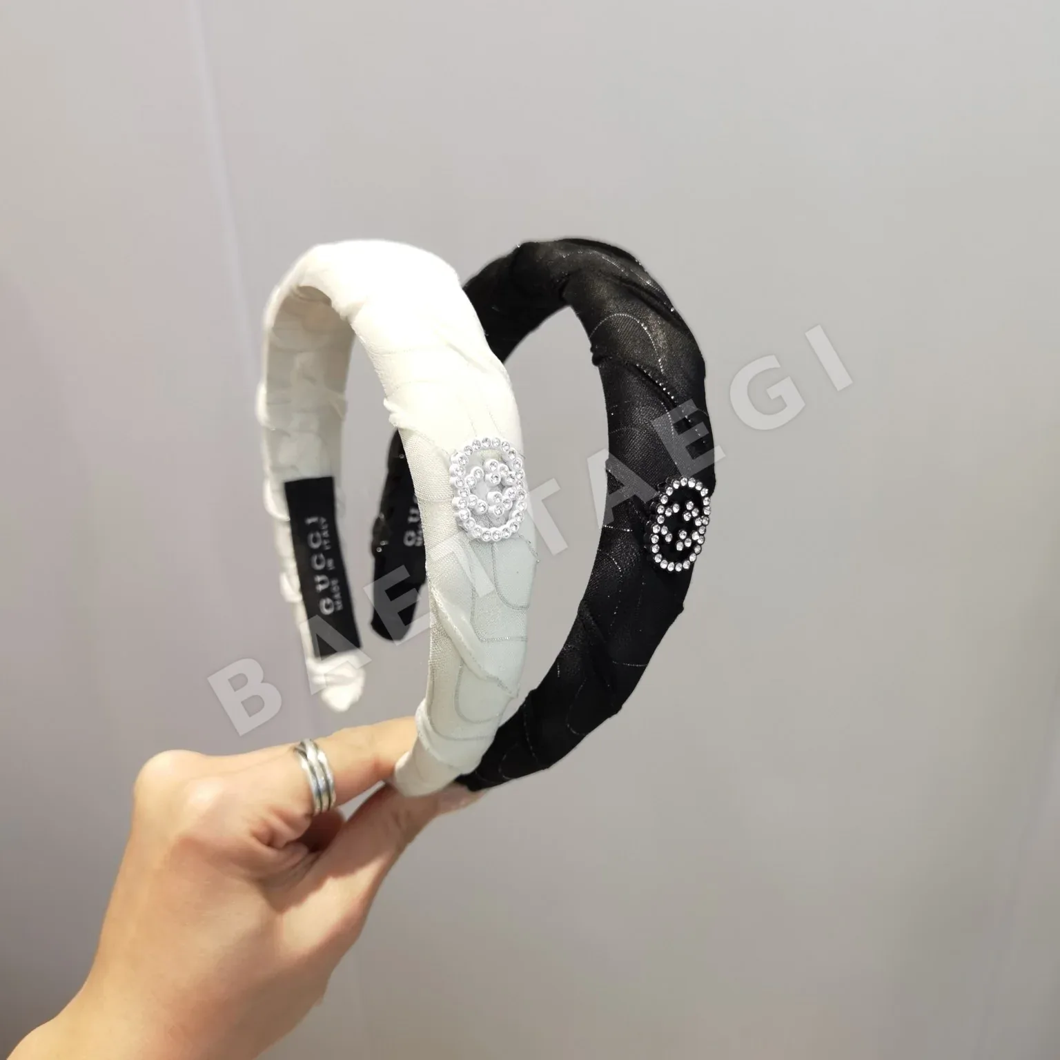 구찌 특주 원단 헤어밴드 상세 이미지 6