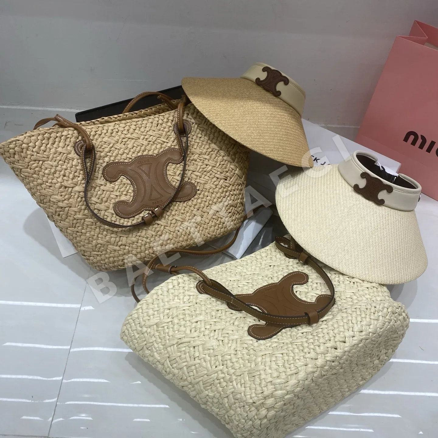 셀린느 직조 플랫 캡 상세 이미지 7