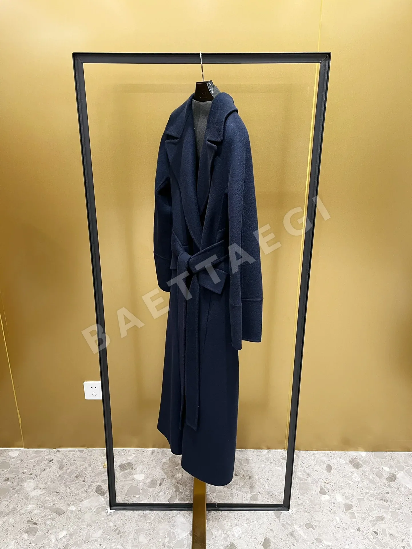 막스마라 S’Max Mara MALIKA 말리카 울 코트 랩 울 벨트 자켓 상세 이미지 2