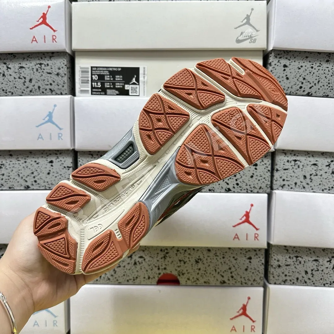 아식스 [RT] 젤 NYC 1201A789-251 200362 Asics Gel-NYC Oatmeal Forest Green Orange 상세 이미지 2