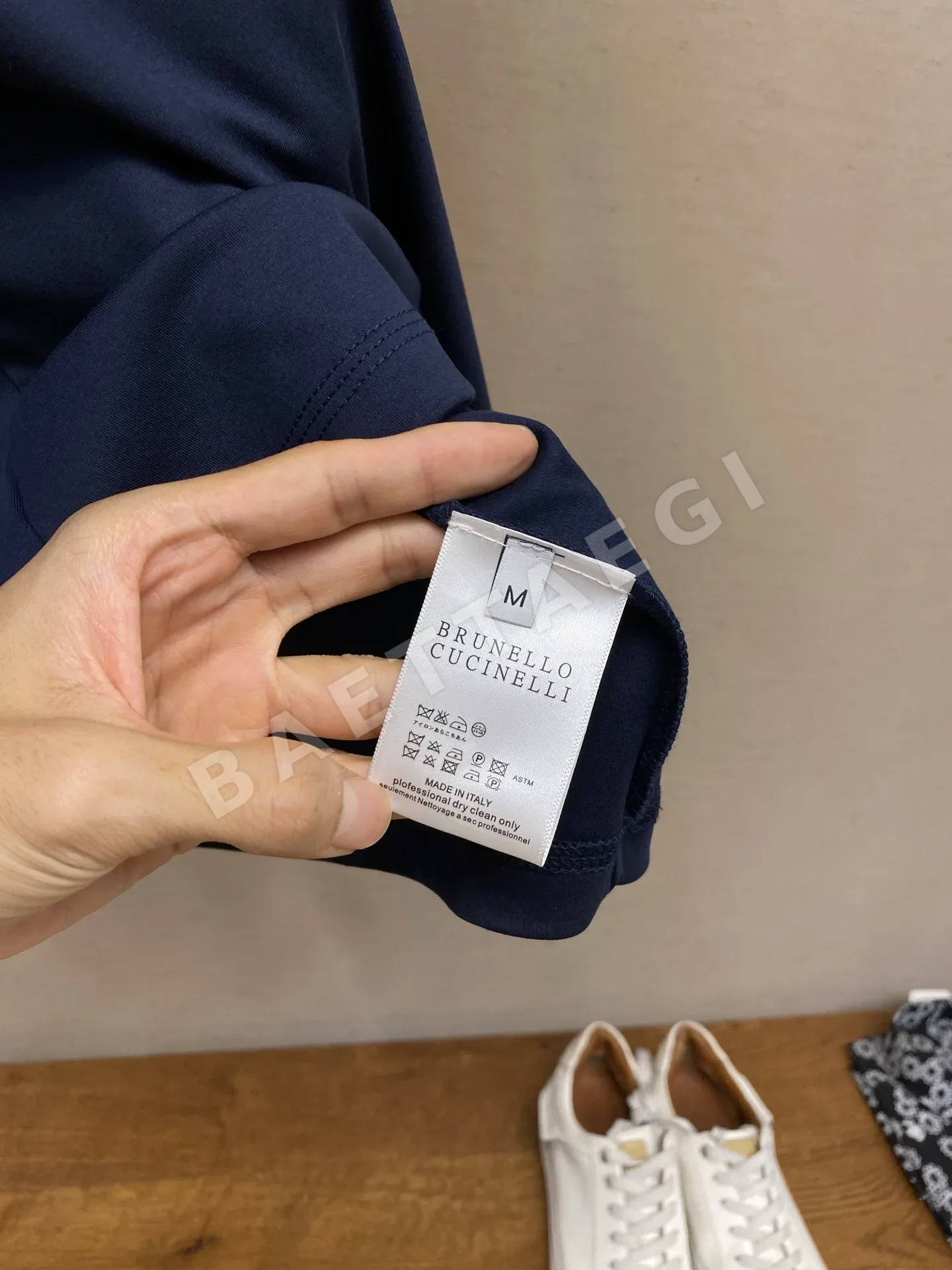 브루넬로쿠치넬리 혼방 반팔 티셔츠 상세 이미지 8