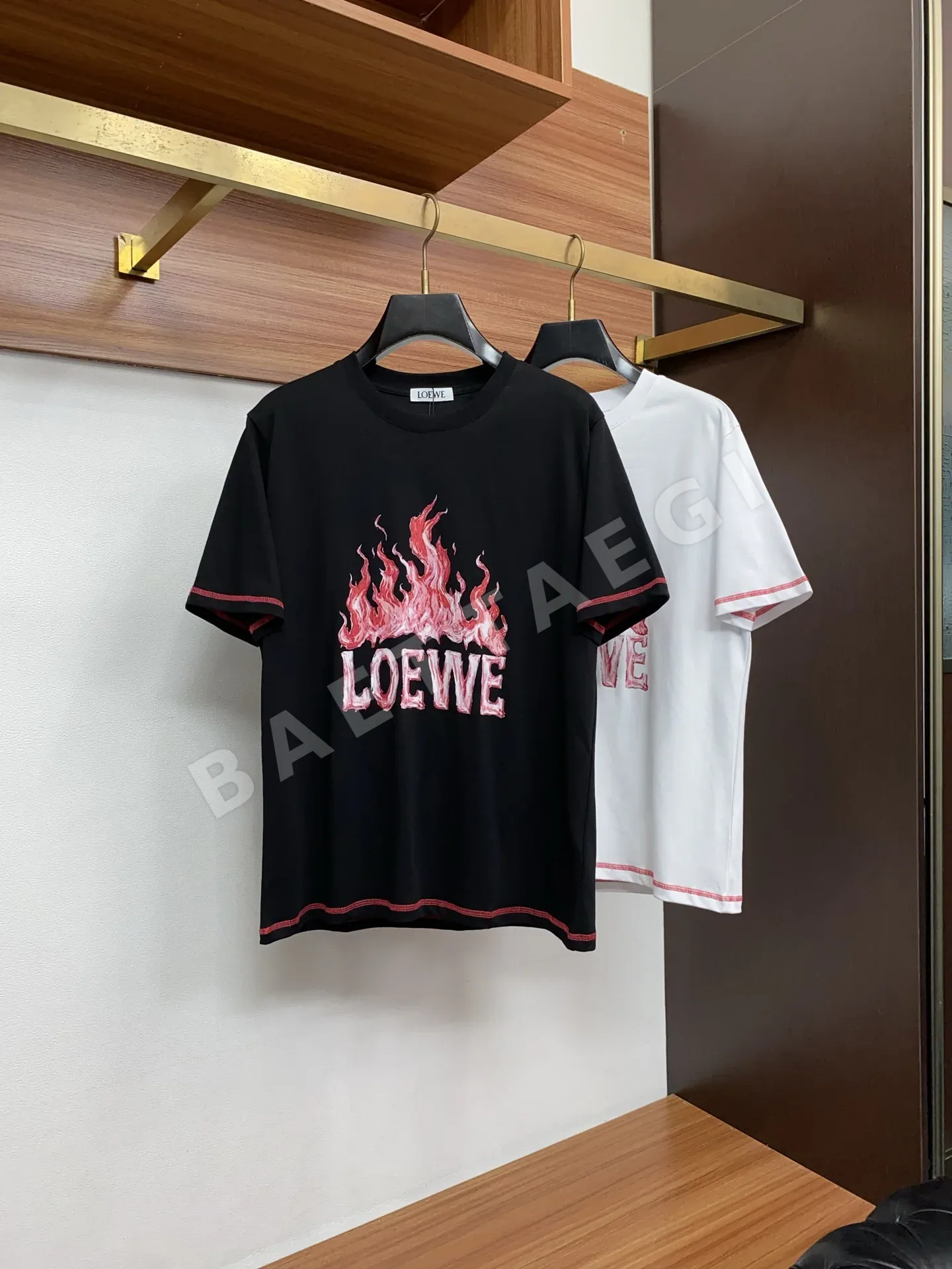 로에베 크루넥 코튼 반팔 티셔츠 상세 이미지 8